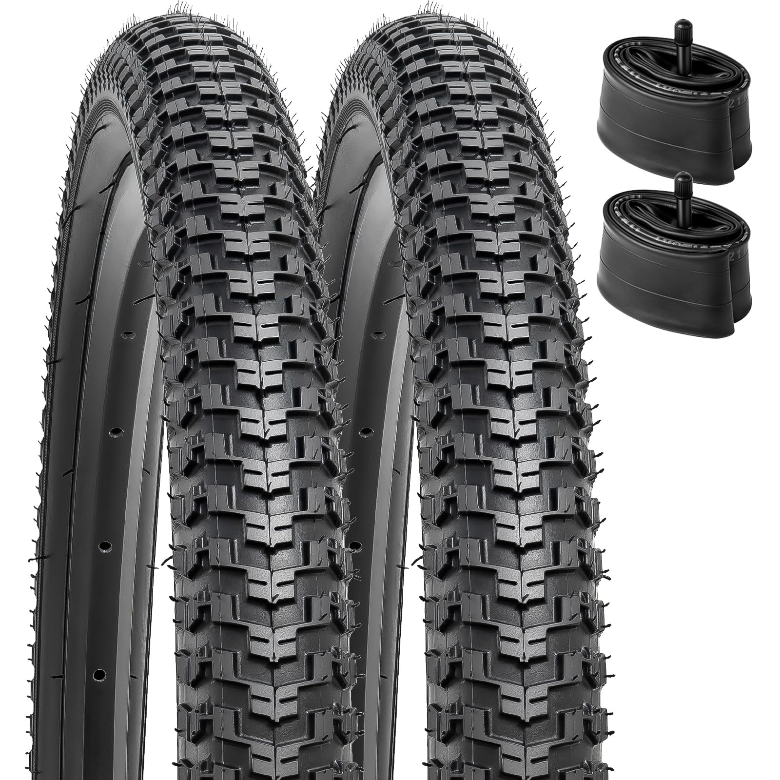 YUNSCM Y-1103, opony rowerowe dla dzieci, 40.6 cm, 16 x 1,95, 53-305 i 40,6 cm, zawór Schradera, kompatybilne z oponami i dętkami rowerowymi 16 x 1,90, 16 x 1,95, 16 x 2,0, 2 szt