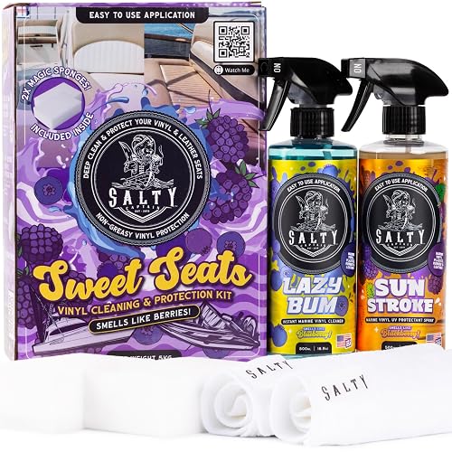 Salty Captain Sweet Seats Kit - Boat Upholstery Cleaner and