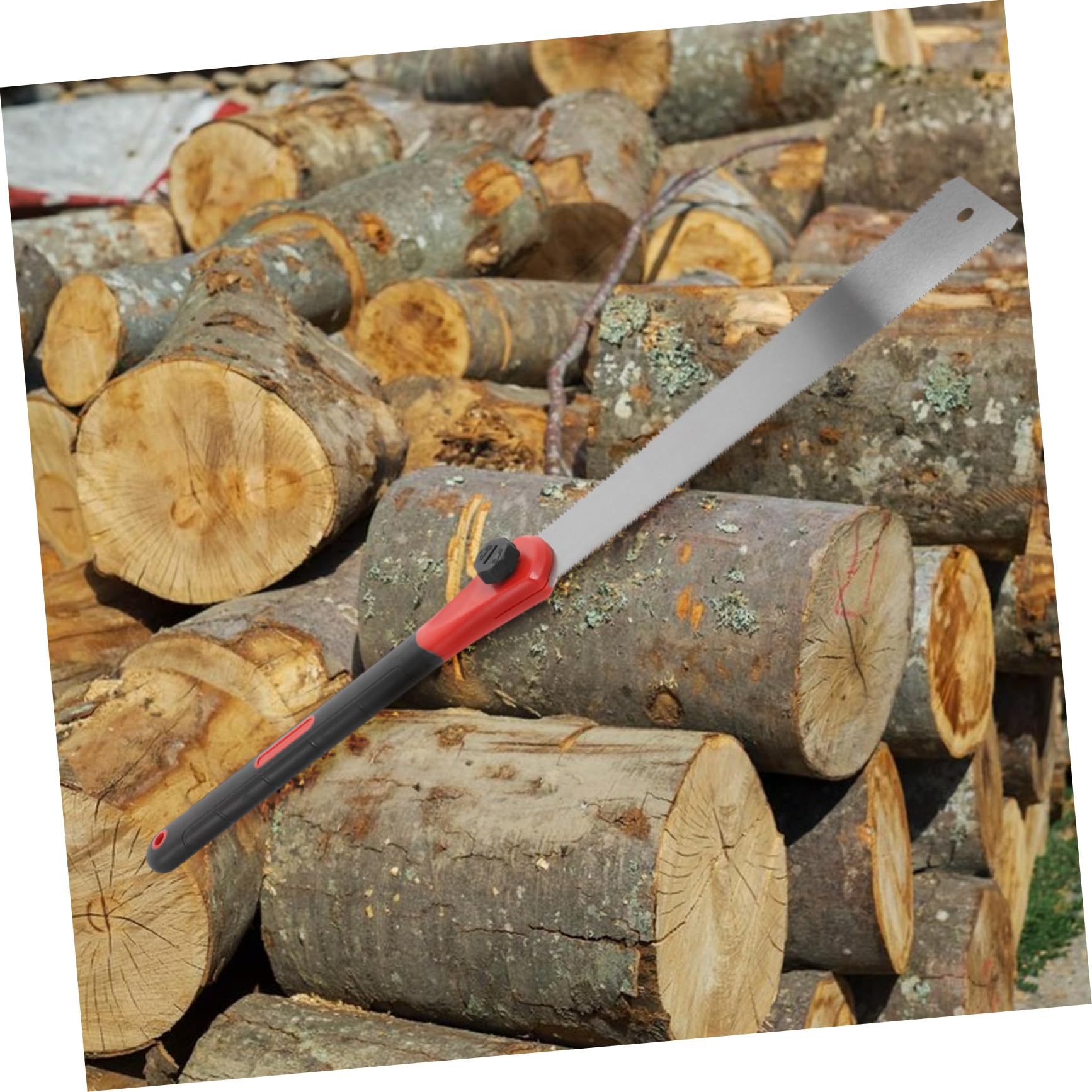 OSALADI Seghetto Manuale a Doppio Taglio per Legno, Denti Fini, Taglio di Precisione, Portatile, per Falegnameria e Utensili da Campeggio