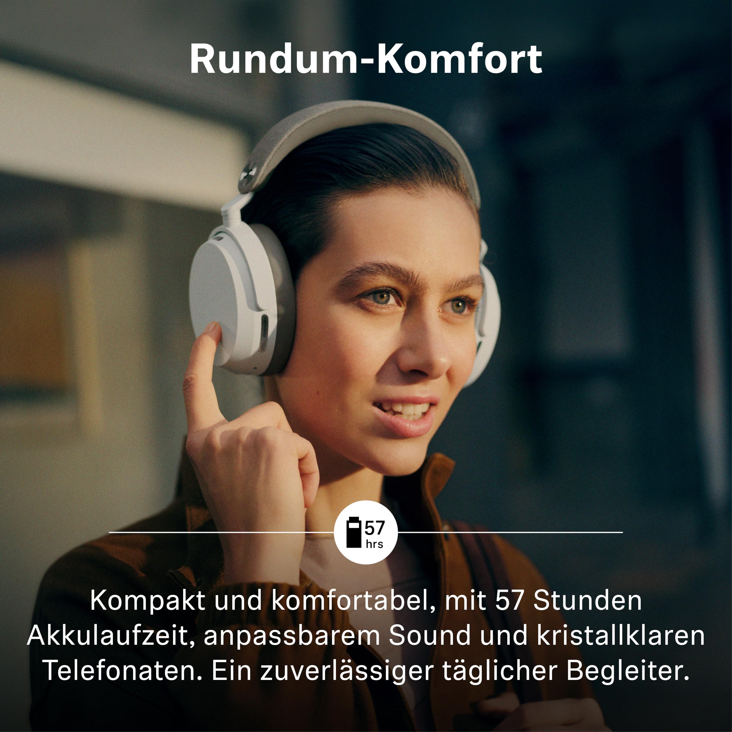 Sennheiser Momentum 5 Noise Cancelling Bluetooth Kopfhörer mit 57h Akku