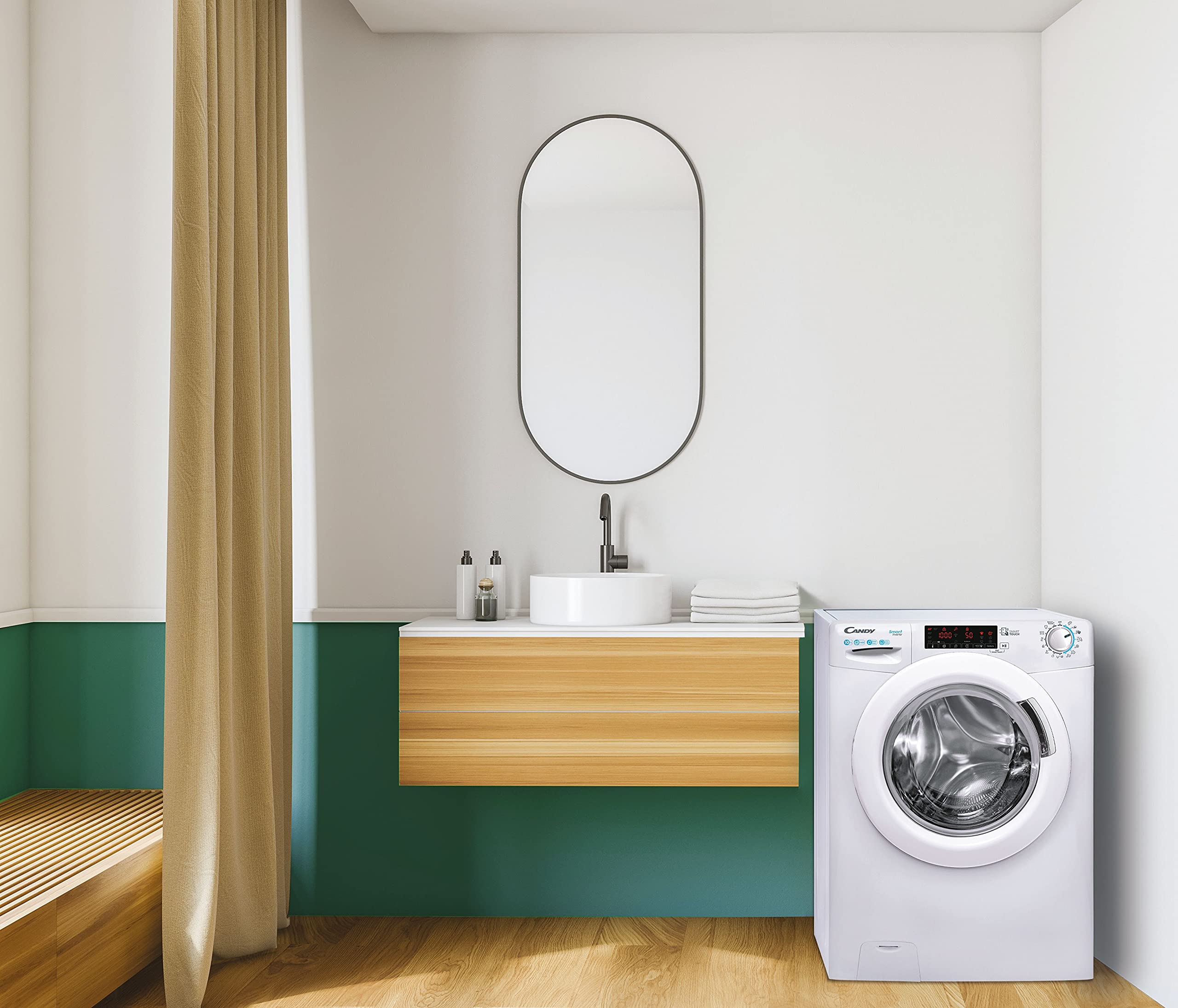 Candy CS 1410TXME/1-S Waschmaschine 10 kg Energieeffizienzklasse A Inverter-Motor