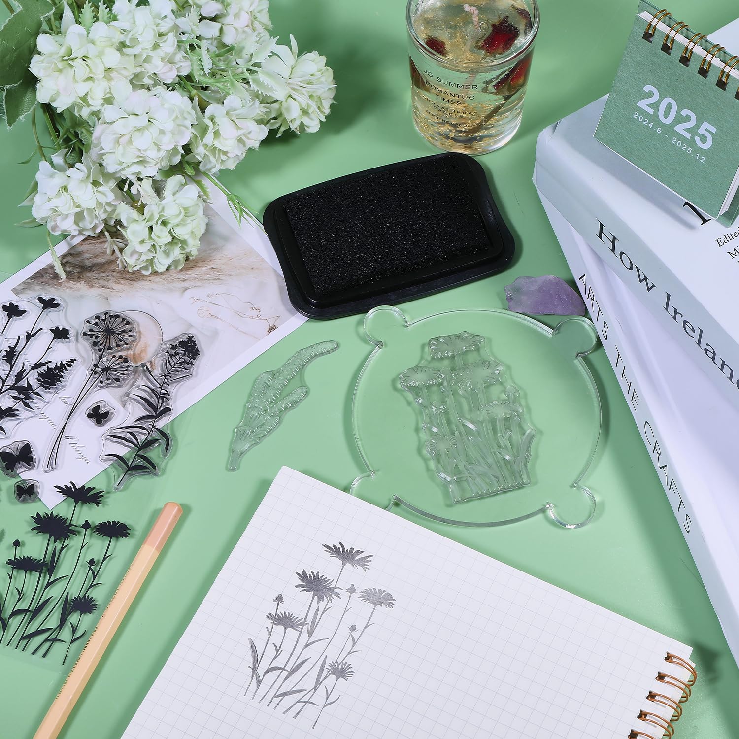GLOBLELAND Vintage Daisy Clear Stempels voor DIY Scrapbooking Decor Vintage Groeten Geschenken Groeten Stempel Factuur Transparante Siliconen Stempels Voor Het Maken Van Kaarten Foto Album Decor