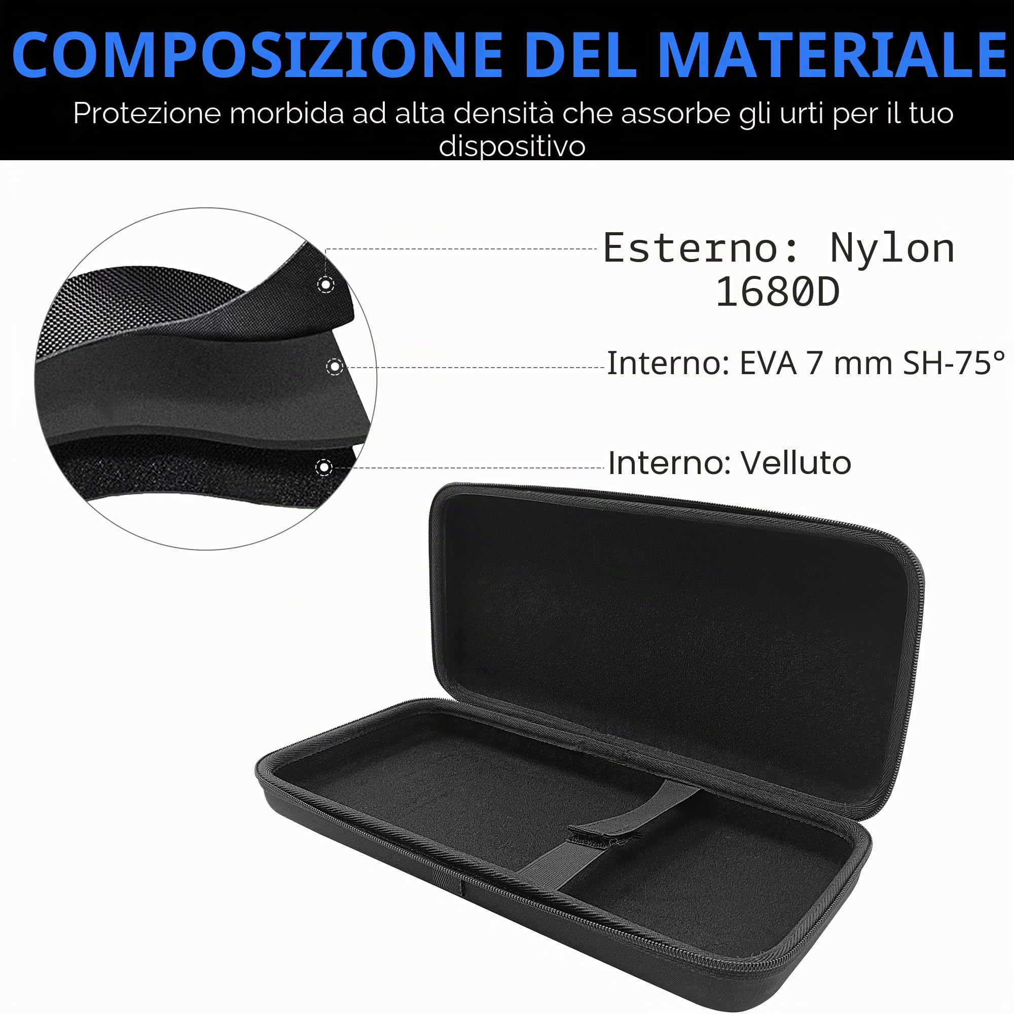 Musiin Custodia per controller DJ personalizzata compatibile con NI Traktor X1 MK3, F1, Z1 | Fornisce protezione del dispositivo controller e comodo trasporto per viaggi sicuri e dal vivo