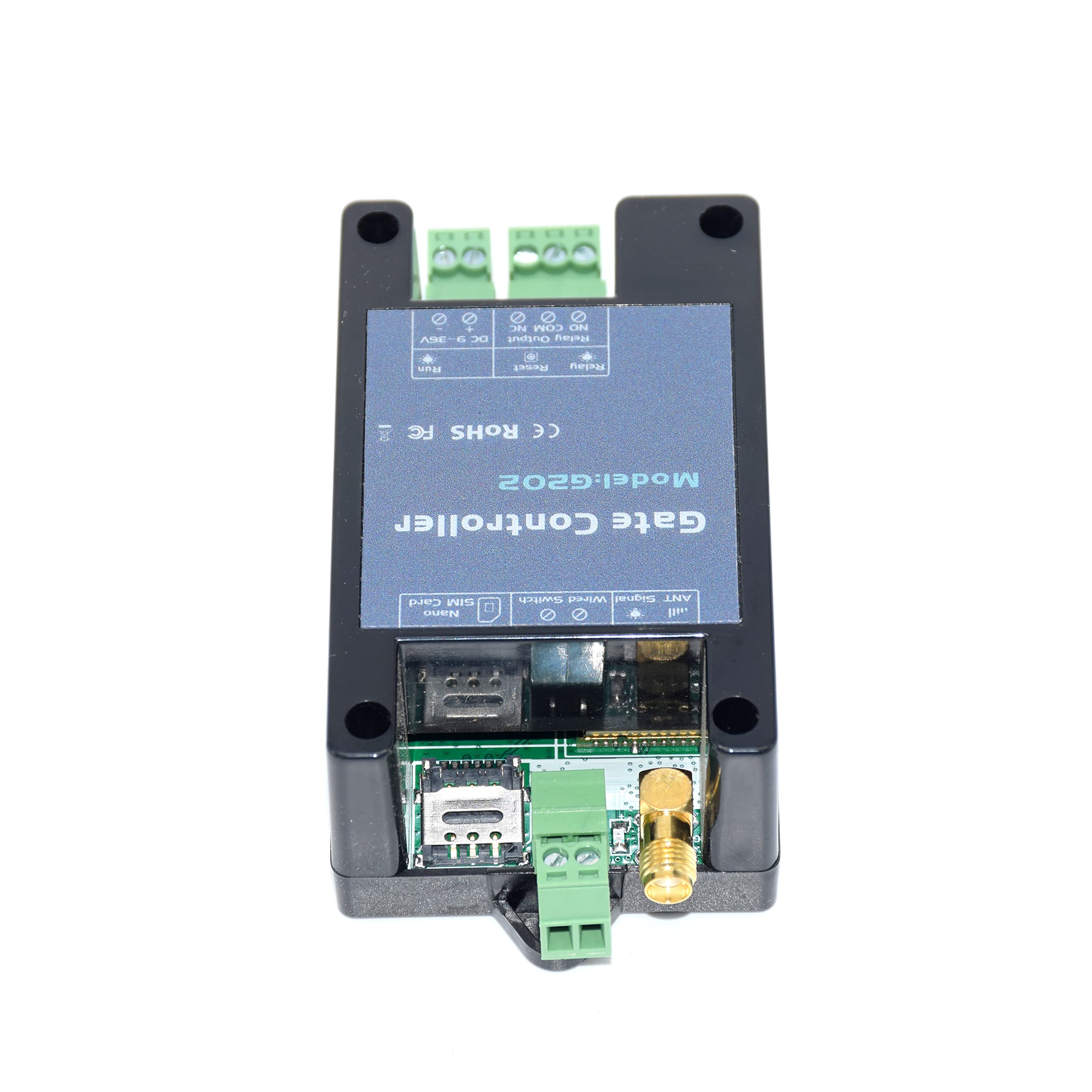 Automatyczne Samozamykacze, GSM. Pilot zdalnego sterowania G202 Przełącznik przekaźnikowy do przesuwnego otwierania bramki garażowej (Wymień RTU5024)(2G With Adapter)