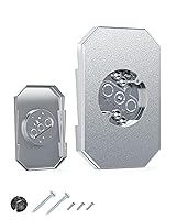 Vista 10 de Bloque de montaje de luz lateral, bloque de montaje de revestimiento de vinilo 8141DBL con caja eléctrica integrada, kit de placa de montaje al aire