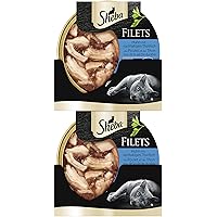 Sheba Filetti – Finissimo cibo umido per gatti nella ciotola – pollo con tonno sostenibile – 16 x 60 g