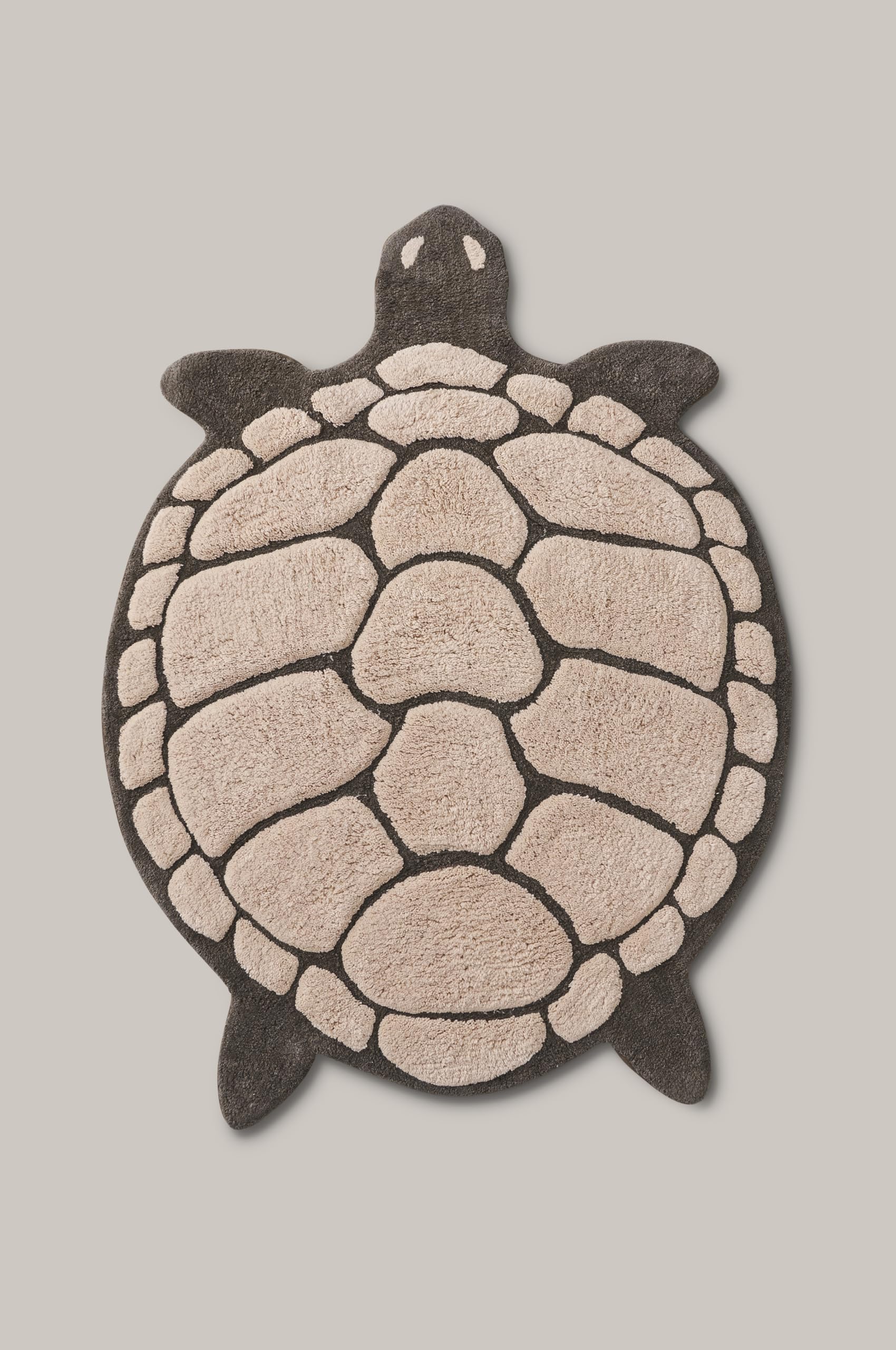 ELLOS Home Badematte Lazy in Form Einer Schildkröte, Staycation Kollektion, Deko für das Badezimmer, nachhaltige Baumwolle, Oeko-TEX® Standard 100 Zertifiziert - Rosa, 75X98 cm