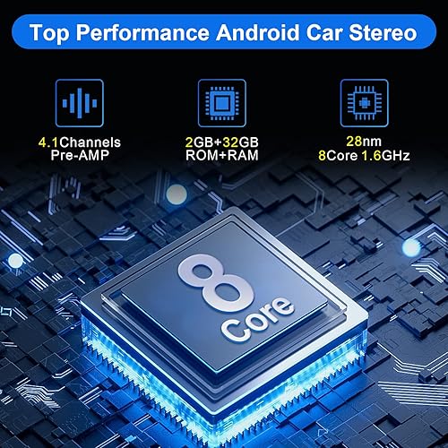Miniatura 2 de Radio Android Single DIN inalámbrica Carplay Android Auto 8-Core 10.1 pulgadas pantalla táctil estéreo de coche con pantalla táctil flotante