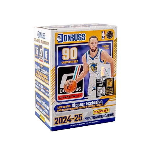 2024–25 Panini Donruss Basketball Blaster Box – Official NBA Trading Cards – Includes Rated Rookies, Inserts & Parallels – Sealed Retail Box