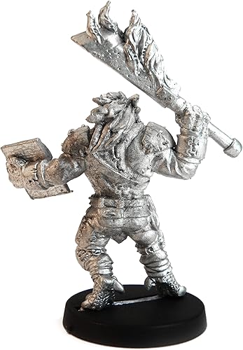 Miniatura 2 de Stonehaven half-dragon spellblade macho figura en miniatura para 28mm Escala parte superior de la mesa Juegos de guerrafabricado en US