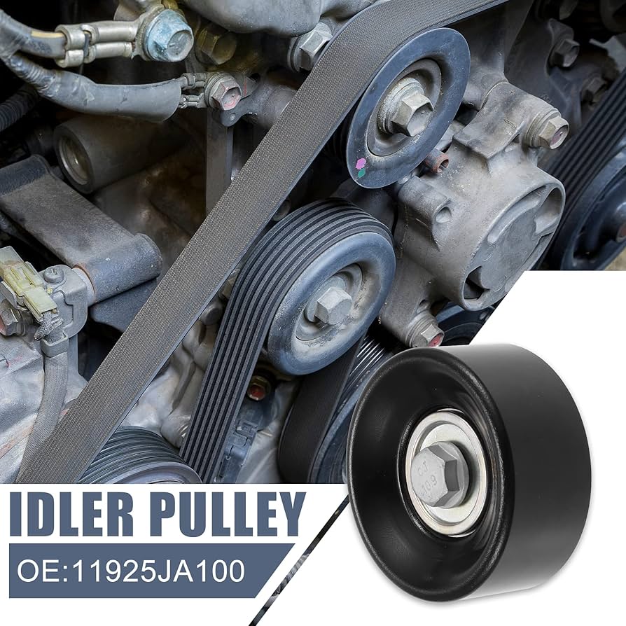 X AUTOHAUX 11925JA100 Car Accessory Drive Belt Idler Pulley
