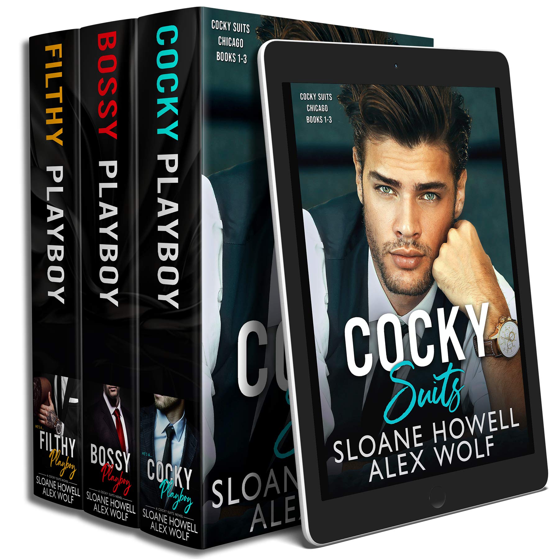 Cocky Suits Chicago: Books 1-3 (Cocky Suits Chicago Boxset Book 1)