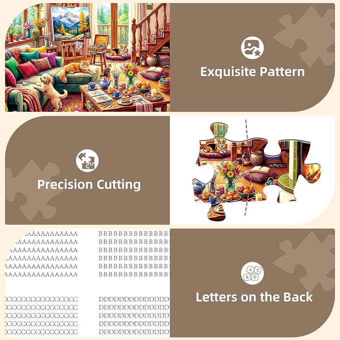 Puzzle para adultos 1000 piezas Warmth of Home miniatura 3