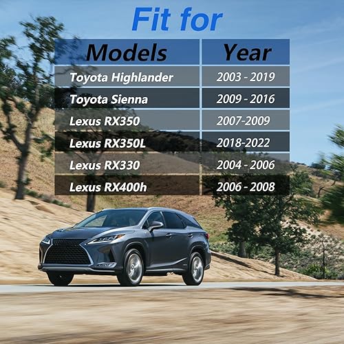 Miniatura 6 de Mango de rueda de repuesto de acero inoxidable Herramienta de enchufe de neumático de repuesto CNC Compatible con Toyota Lexus Highlander Sienna