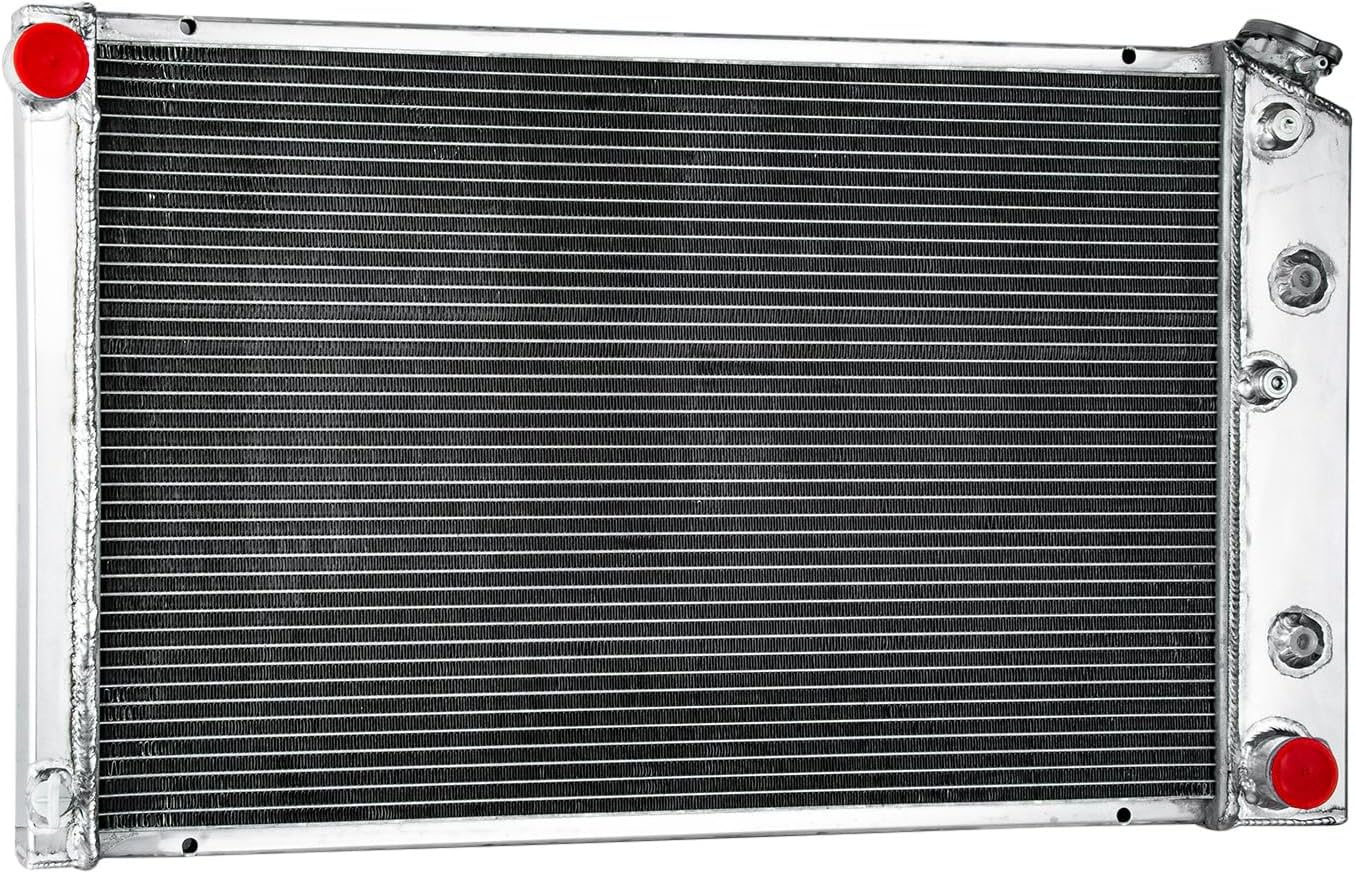 Racing Aluminum Radiator for Chevy Camaro 1970-1981/ Monte Carlo 1980-1987 G-Body Oldsmobile Cutlass/Pontiac Grand Prix 3 or 4 Core (3 Row w/Standard Cap)