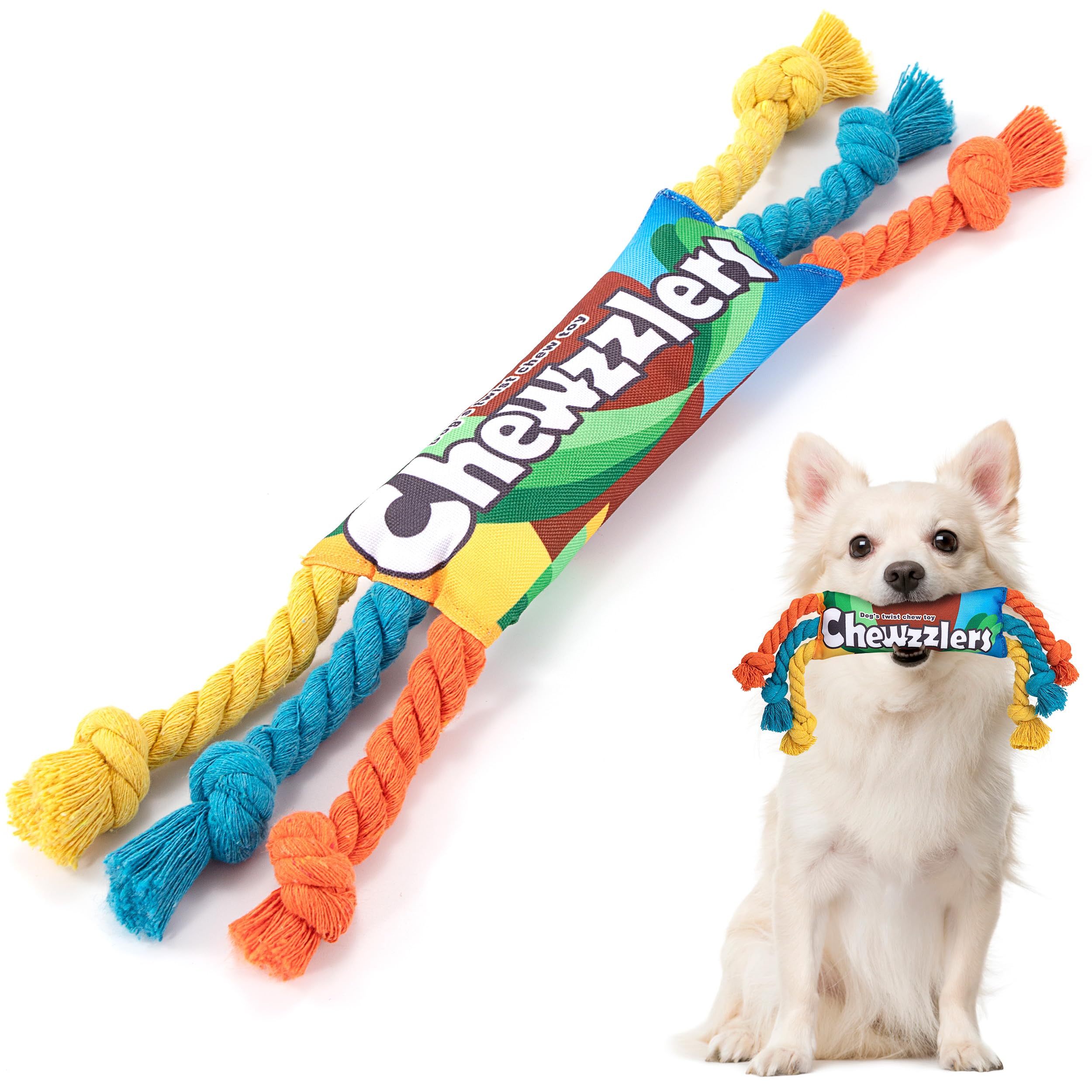 3 Pezzi Corda Giocattolo Per Cani, Corda Da Masticare Resistenti - 4