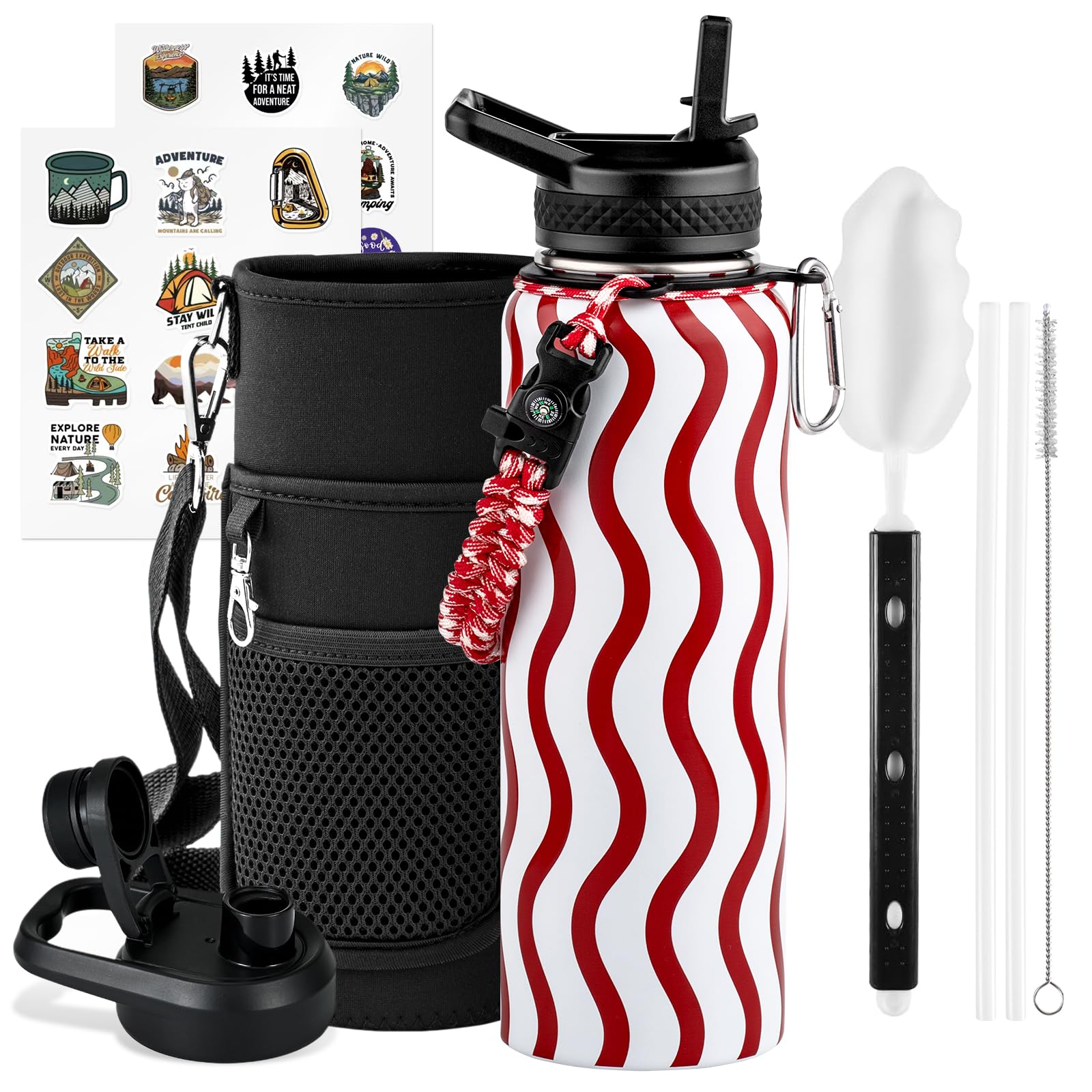 WixByti 128oz Insulated Water Bottle - Stainless Steel -15 WixByti 128oz Insulated Water Bottle - Stainless Steel -15