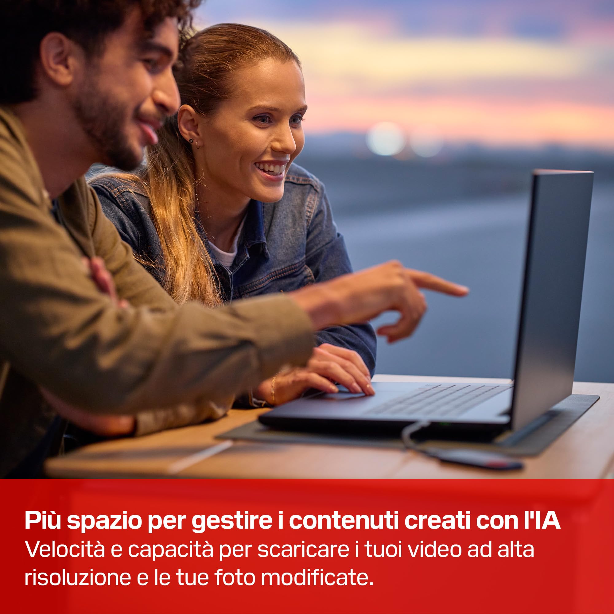 SANDISK Extreme SSD portatile 1 TB (velocità fino a 2.000 MB/s, USB Type-C, resistenza all’acqua e alla polvere IP65, protezione da cadute fino a 3 metri)