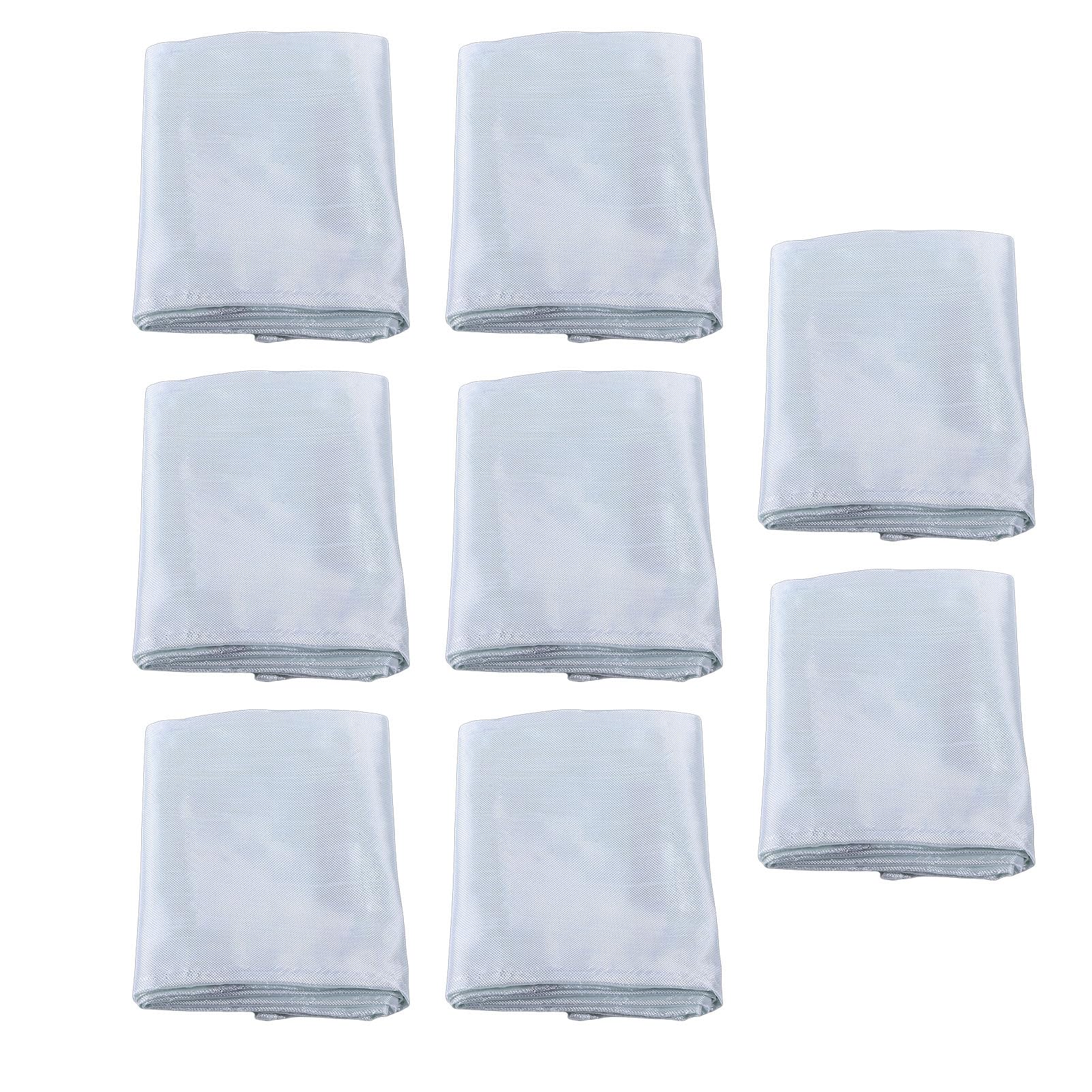 Manta de Emergencia contra Incendios, 8 Piezas de Fibra de Vidrio Retardante de Fuego de 1 M X 1 M para Cocina, Oficina, Kit de Emergencia para Automóvil, con Bolsas de