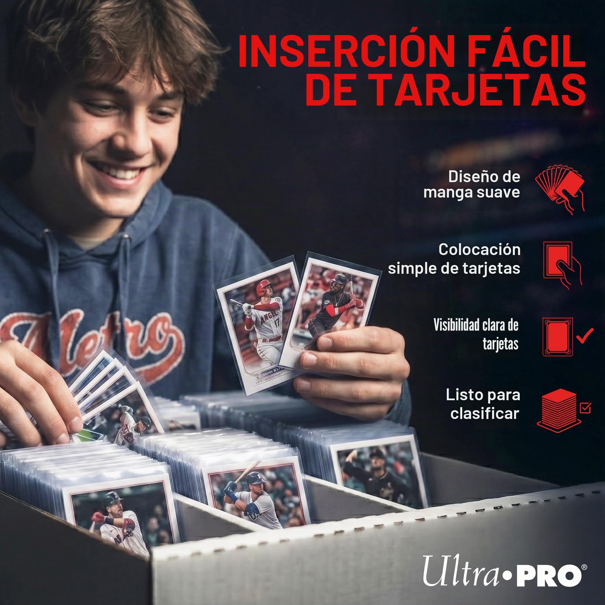 Ultra Pro - Fundas protectoras de tarjetas Ultra Pro AW11739, transparentes, 100 unidades