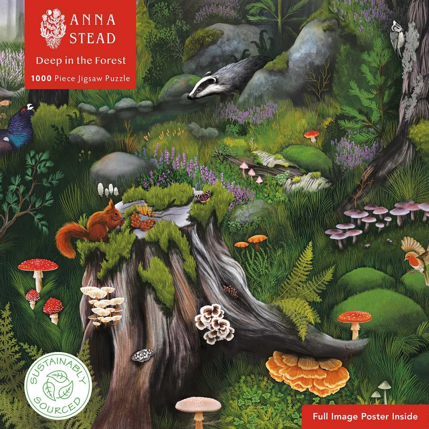 Amazon.com: Adult Sustainable Jigsaw Puzzle Anna Stead: Deep in