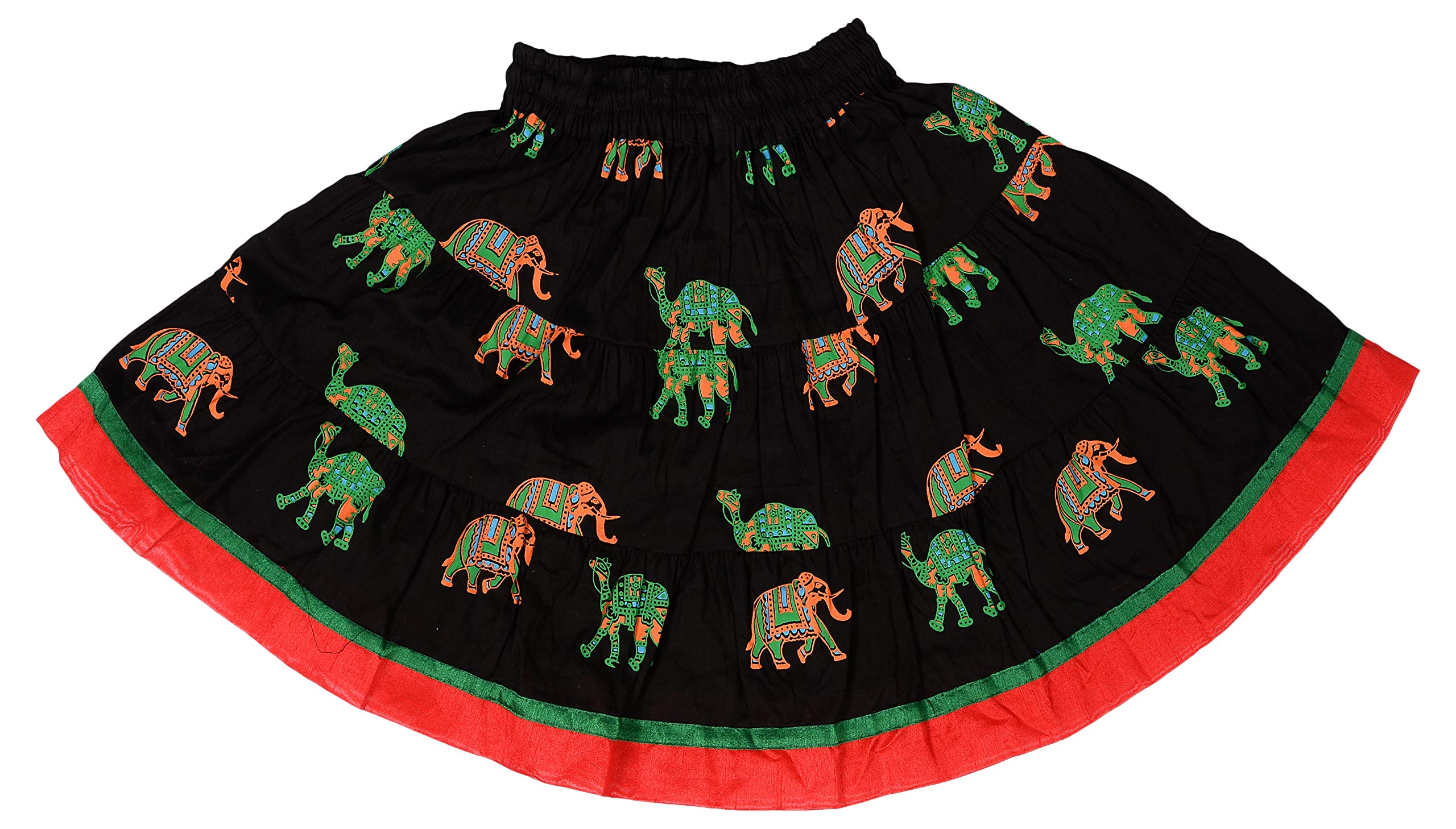 DIAMO Baby Girl Cotton Readymade Lehenga Choli set(kid365--6 months - 1 year_Black_6 months - 1 year) 3