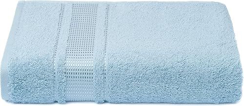 Miniatura 9 de Melissa Linen, Juego de 2 toallas de baño color amarillo claro, 100% algodón turco, absorbentes, de secado rápido, duraderas y suaves, 28 x 55