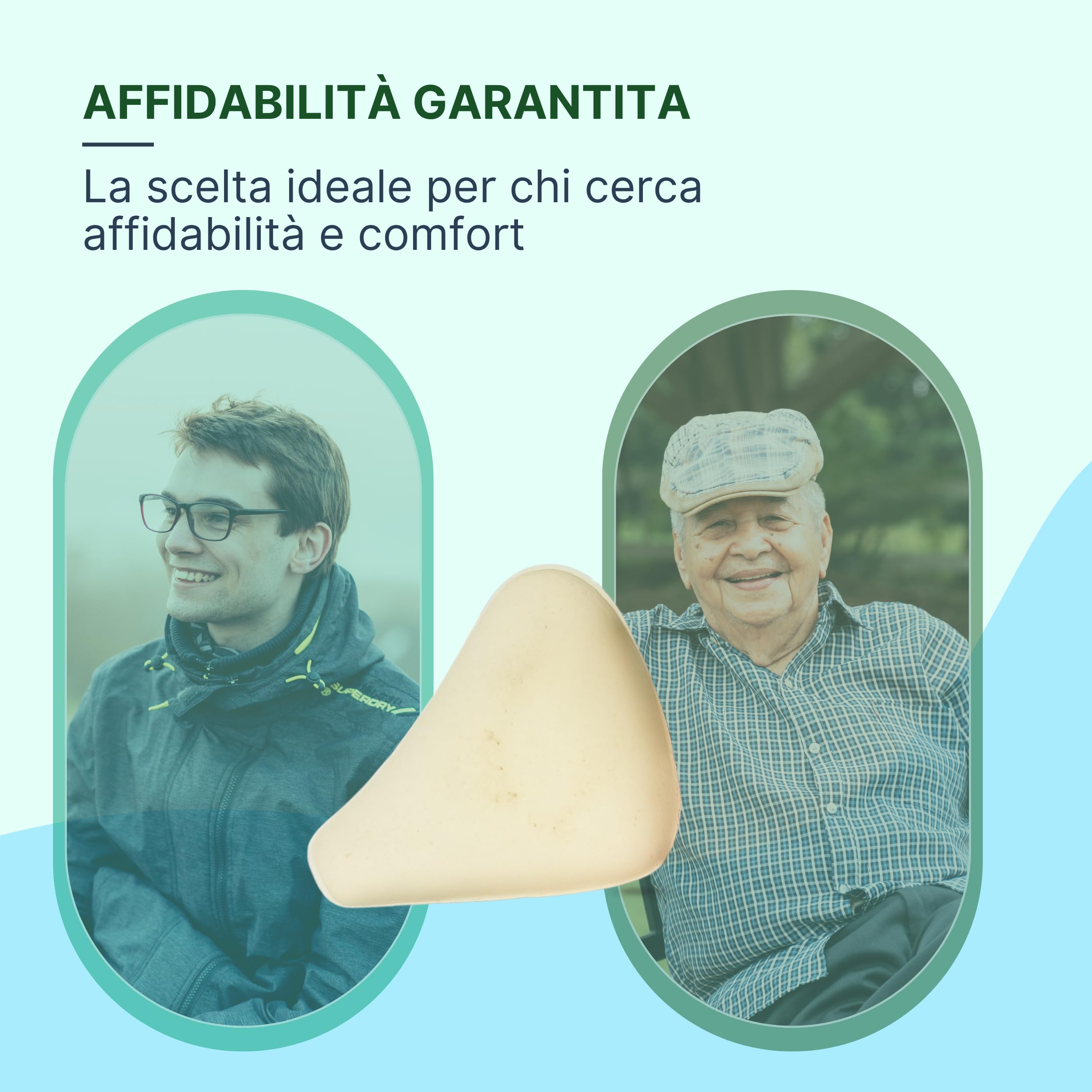 REMEDIA ONE – Pelotta Ernia Inguinale Destra, Cuscinetto di Compressione per Slip Ernia Inguinale Uomo e Boxer Contenitivi – Destra