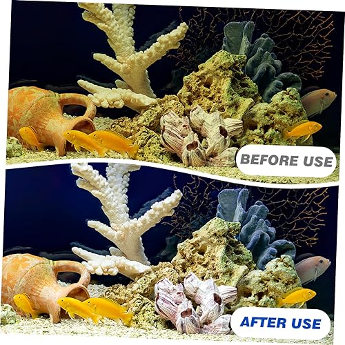 Miniatura 2 de POPETPOP Filtro de hilo dental para acuario, filtro de estanque de peces, almohadilla de medios de filtro de tanque de agua, esponja de filtro de