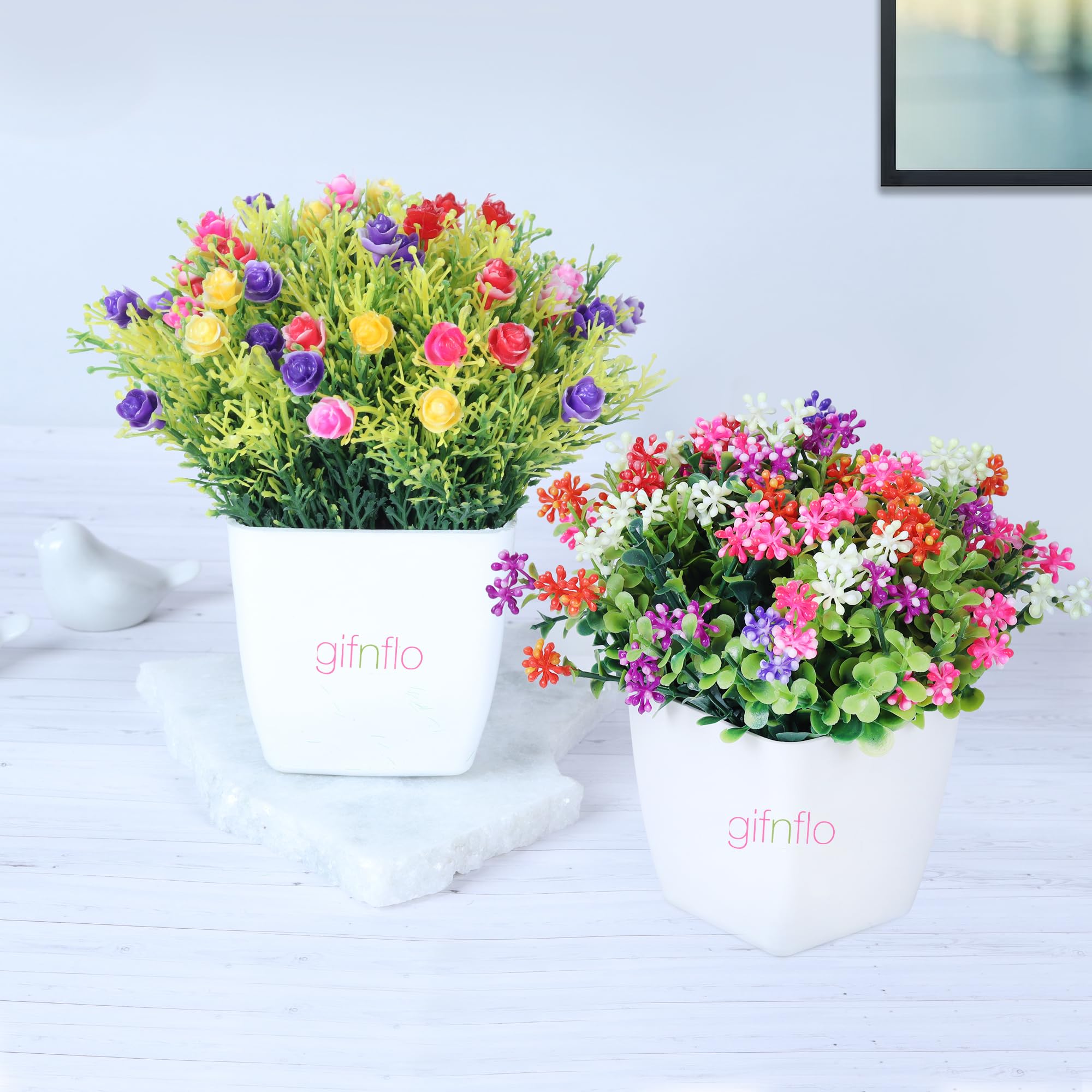 See full amazon price history chart for gifnflo Artificial Potted Plants l 2 Pack of Artificial Multicolor Flower Plants for Home Decor l Table Decoration I Showcasing (Multicolor) gifnflo Artificial Potted Plants l 2 Pack of Artificial Multicolor Flower Plants for Home Decor l Table Decoration I Showcasing (Multicolor) (B0CTHPPVNG) Amazon Price History, Amazon Price Tracker