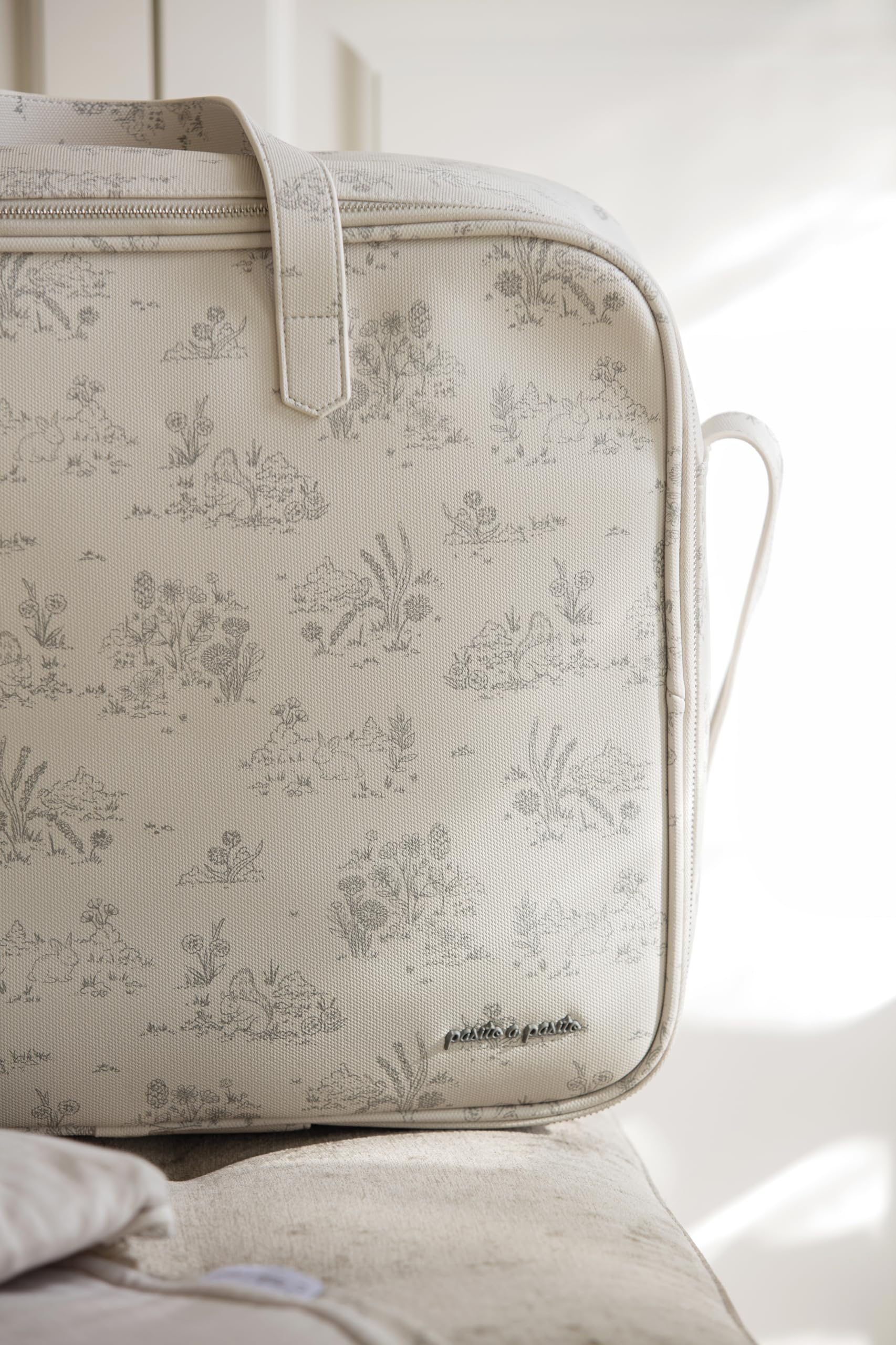 Maleta Toile de Jouy Cream