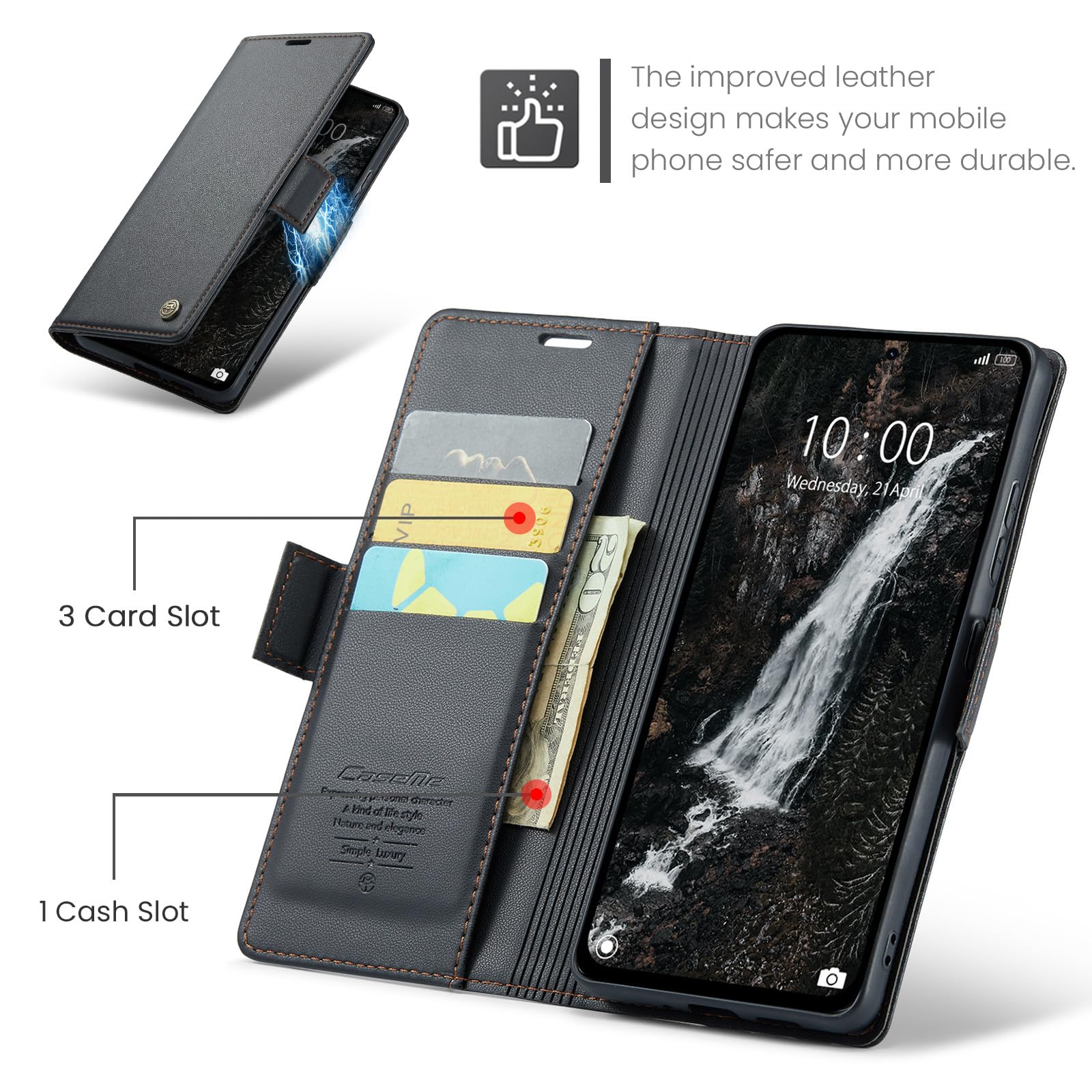 Cover per Xiaomi 14T 5G(6.67), Custodia Magnetica in