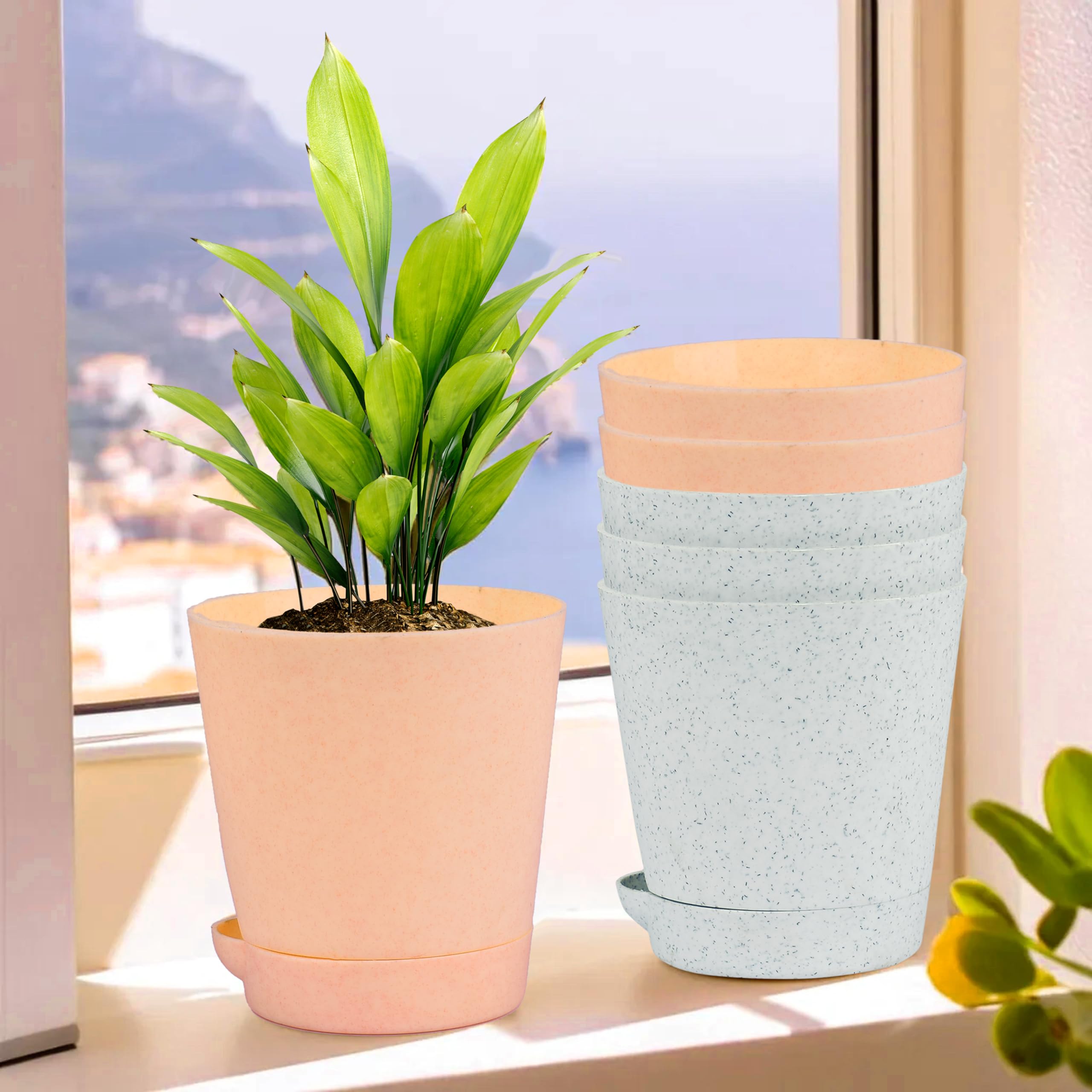 Kuber Industries Flower Pots - 12 Pack -22