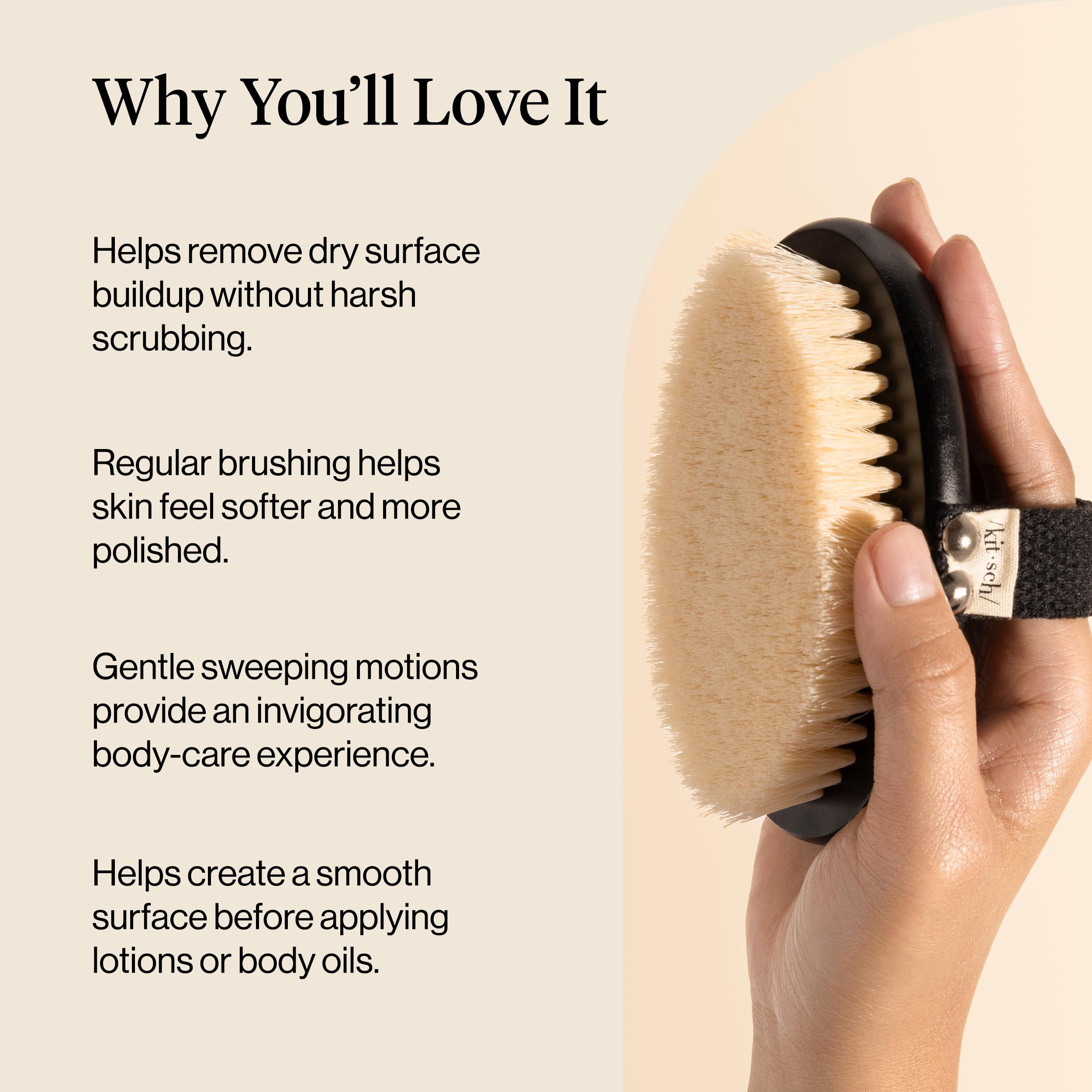 Kitsch Dry Brushing Body Brush - Lymphatic Drainage -6