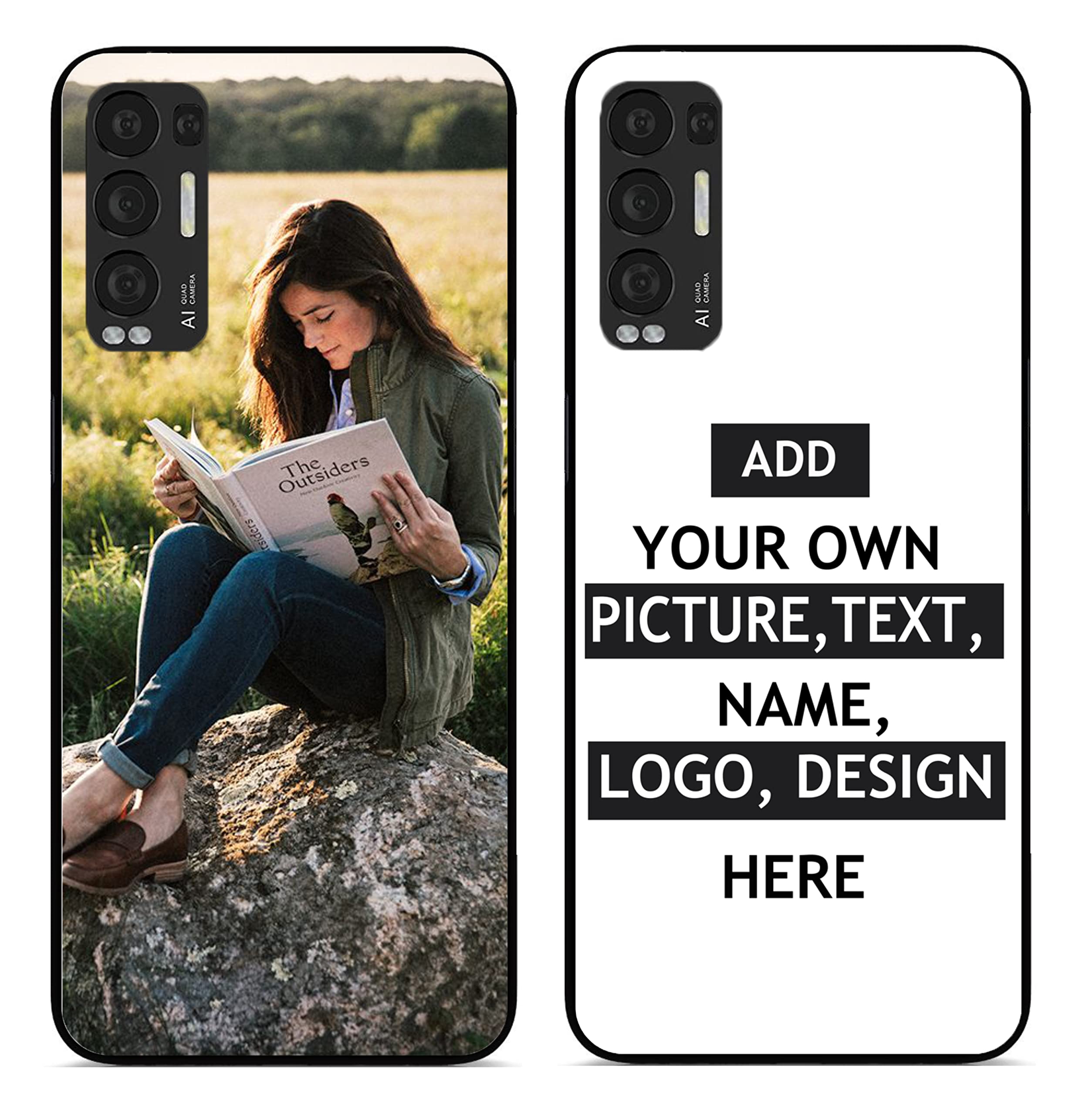 Mobile Stuff Personalised Phone Case For Oppo Find X3 Neo, Custom Phone Cover - Personalised Image/Picture/Photo PC + Soft TPU Rubber Phone Case (Oppo Find X3 Neo)