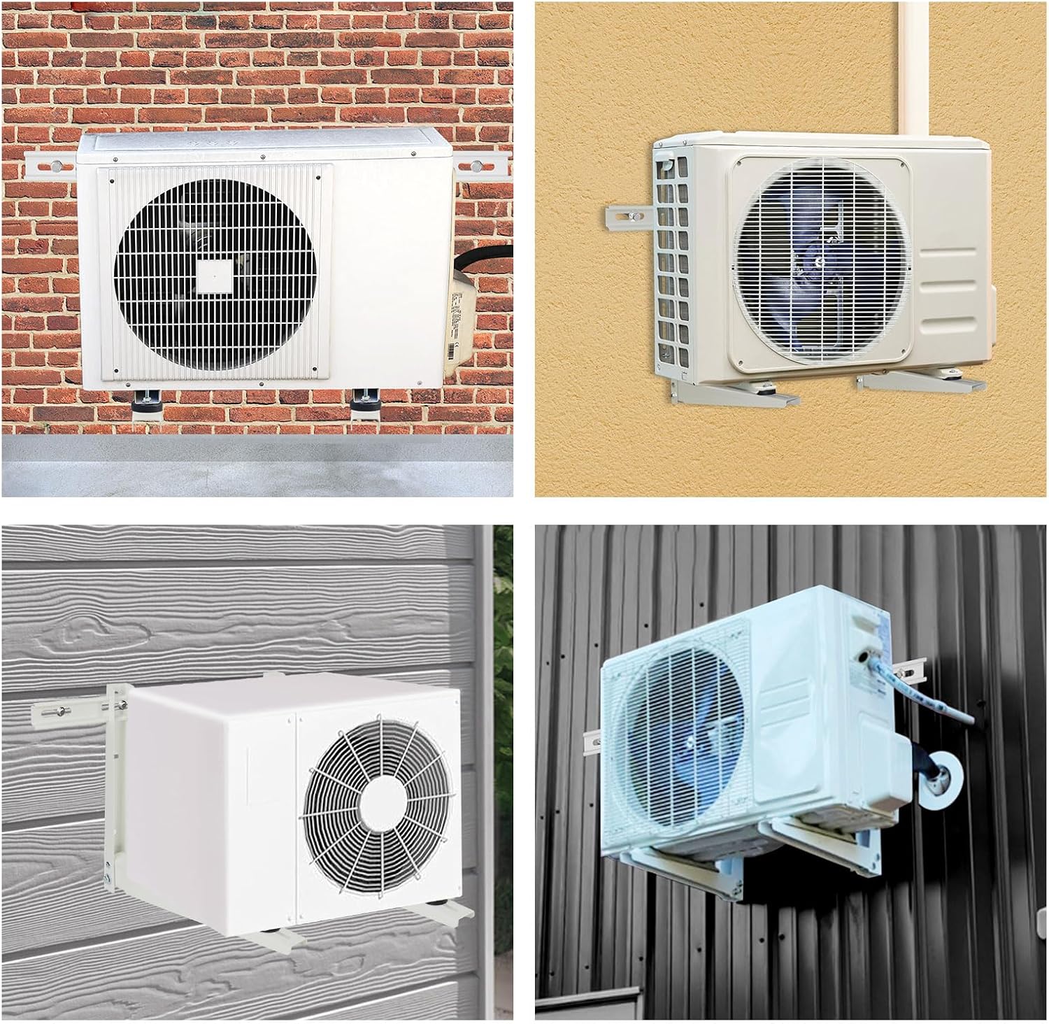 Mini Split Wall Mount for 7000-18000 Btu Condensers - Universal Outdoor Mount for Mini Split Systems