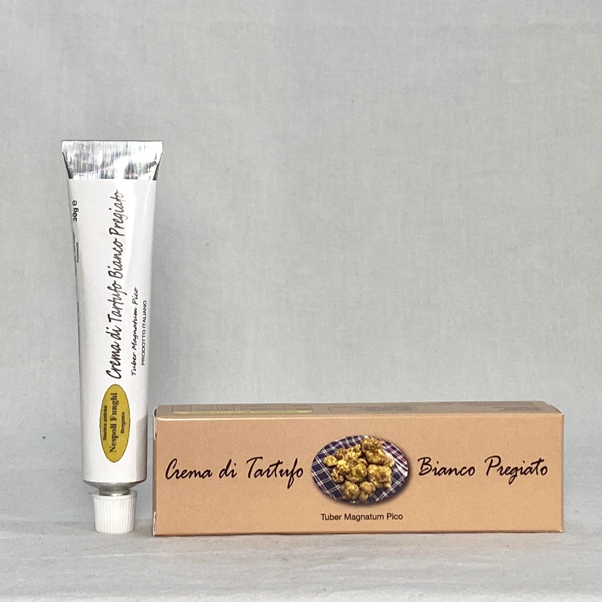 Crema de trufa blanca 90% 30 g en tubo – Lista para usar, ideal para pasta y platos gourmet - Nespoli Funghi
