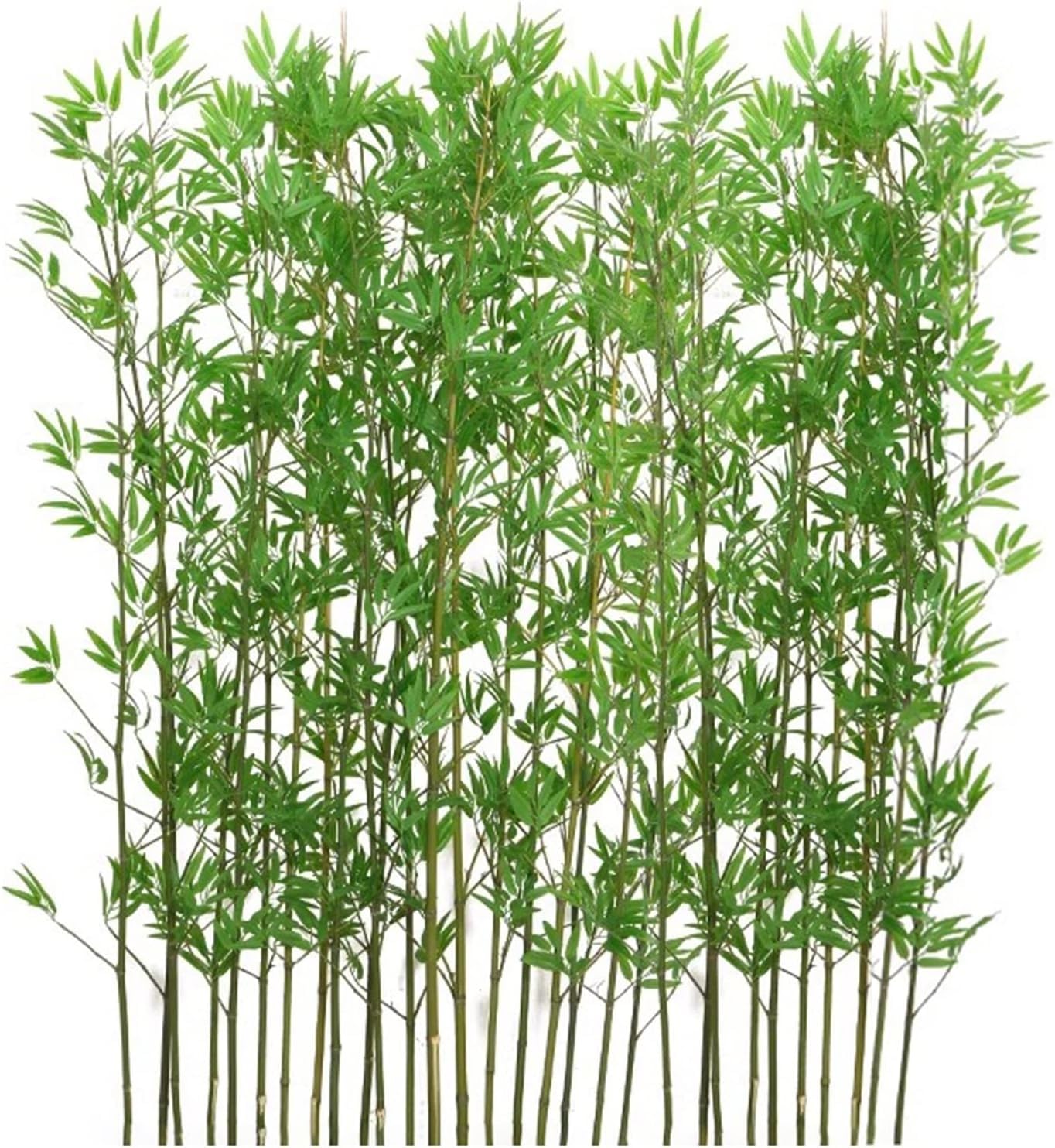 Bambú artificial de aspecto real y 1.2m con follaje denso para decoración