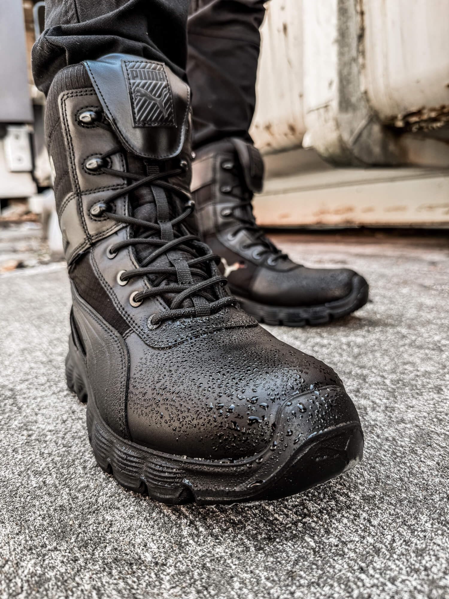 PUMA Safety Kommando RB LR8 Zip - Herren Einsatzstiefel – knöchelhohe Stiefel mit Laufsohle – Bequeme Tactical Boots für Indoor & Outdoor