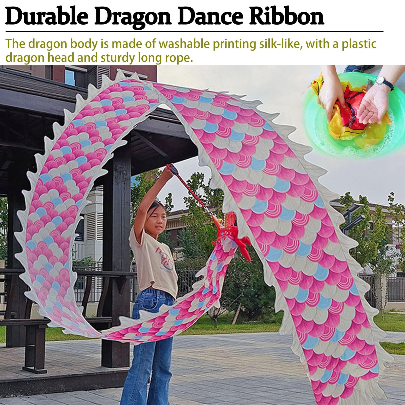 Amazon.com: Dragon Poi Outdoor Dragon Streamer Poi 2m, Small Size