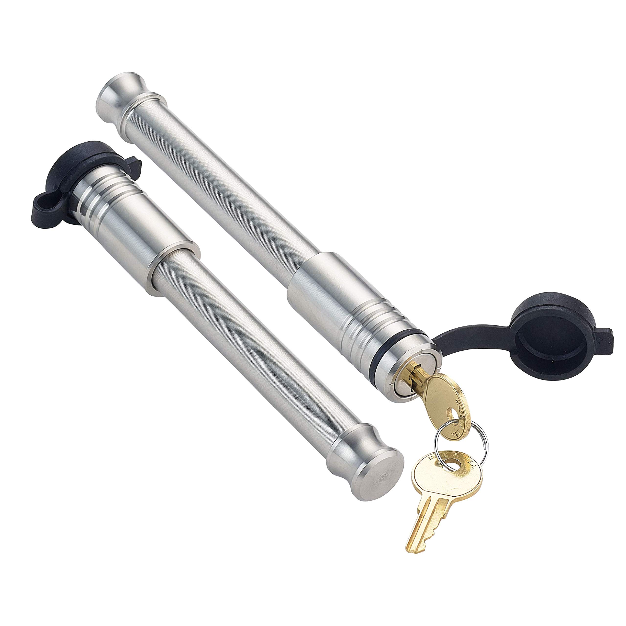 InfiniteRule Security, Inc. 61573 | 2 Pack, Keyed Alike, Hitch Locks (Fits: 3" Receiver | Gen-Y Hitch - 21,000 LB Towing Series | Gen-Y Hitch - Auto Latch Gooseneck Coupler Lock) Stainless Steel