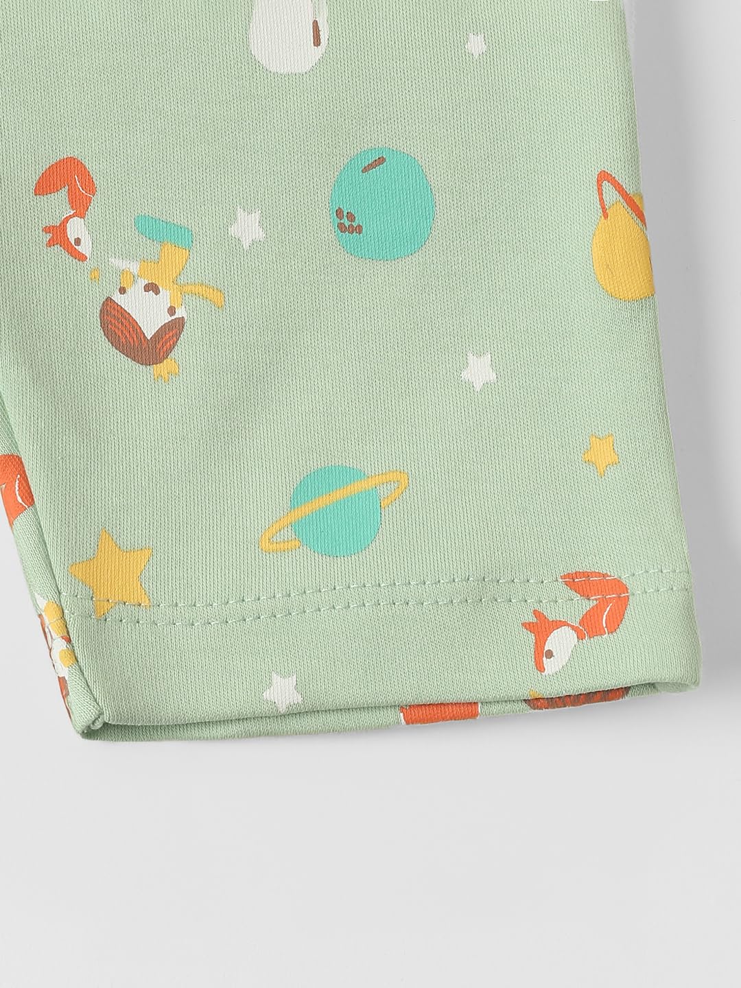 Nautinati Infant Printed Pure Cotton Leggings |Packs | Age 0-2Years Orange - Image 8 thumbnail