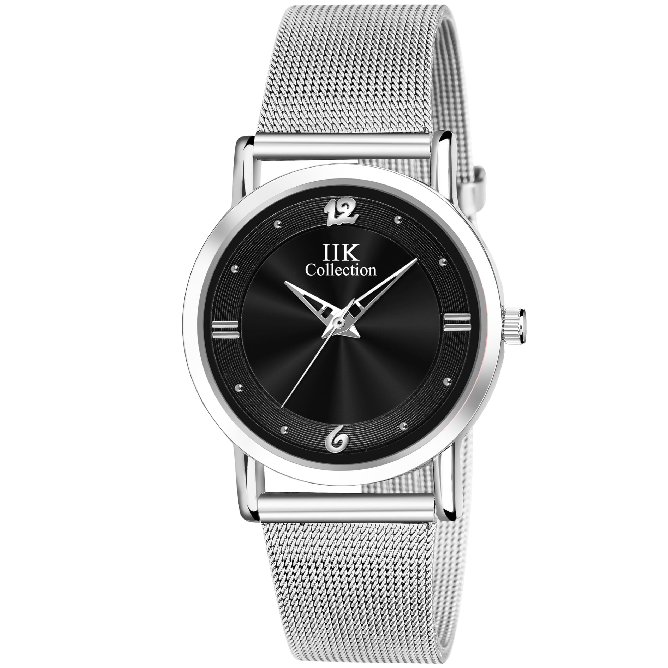 IIK COLLECTION Watches for Women Round Dial |Analogue Quartz Movemnet Ladies Watch|Long Battery Life|Stainless Steel Bracelet Chain Strap|Double Lock Clasp Safety Watches for Girls… (B0CSKKDLBQ) Amazon Price History, Amazon Price Tracker