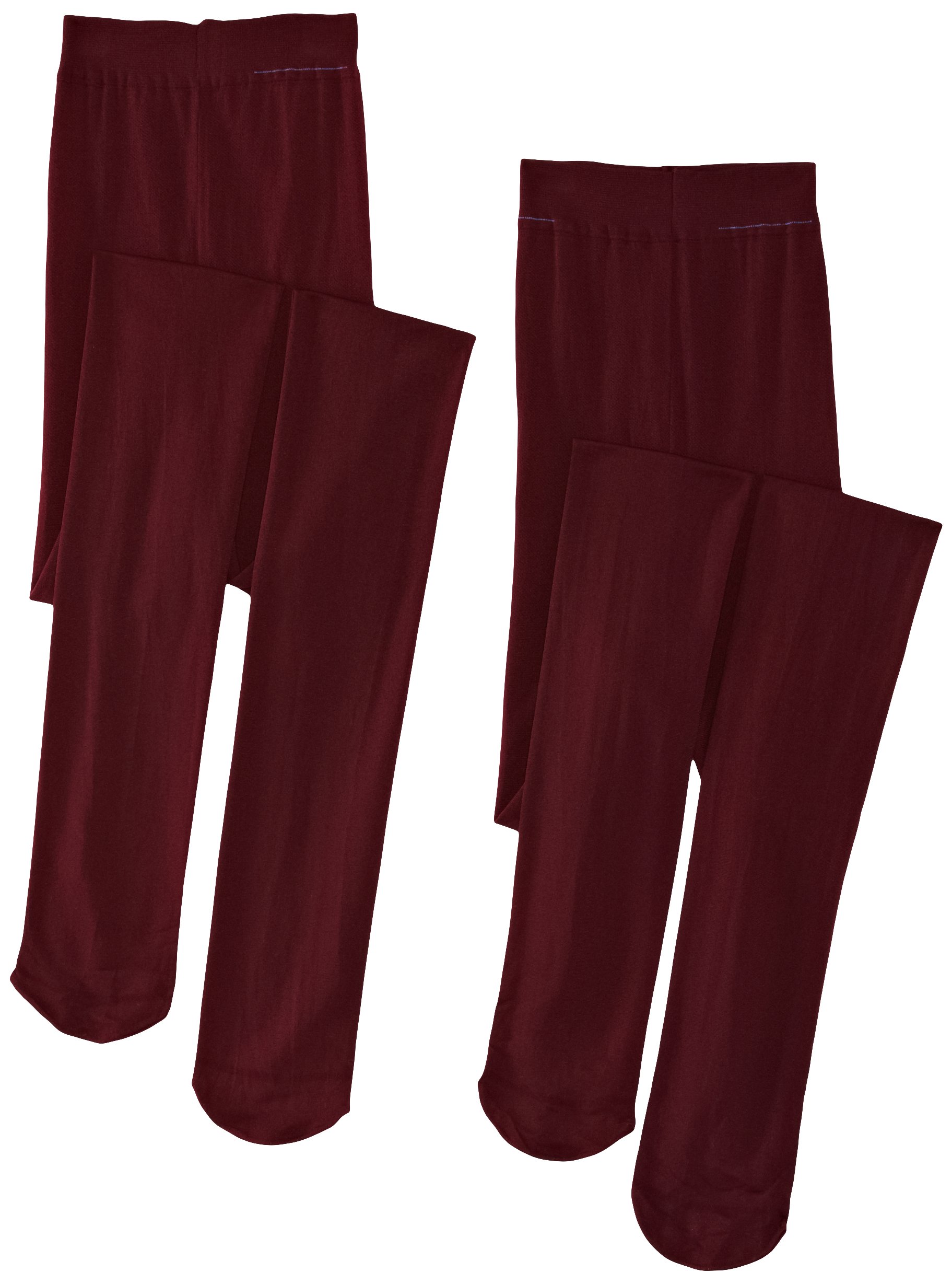 Pex Girls Wine Opaque 2 Pairs 'S Tights Size: Teens