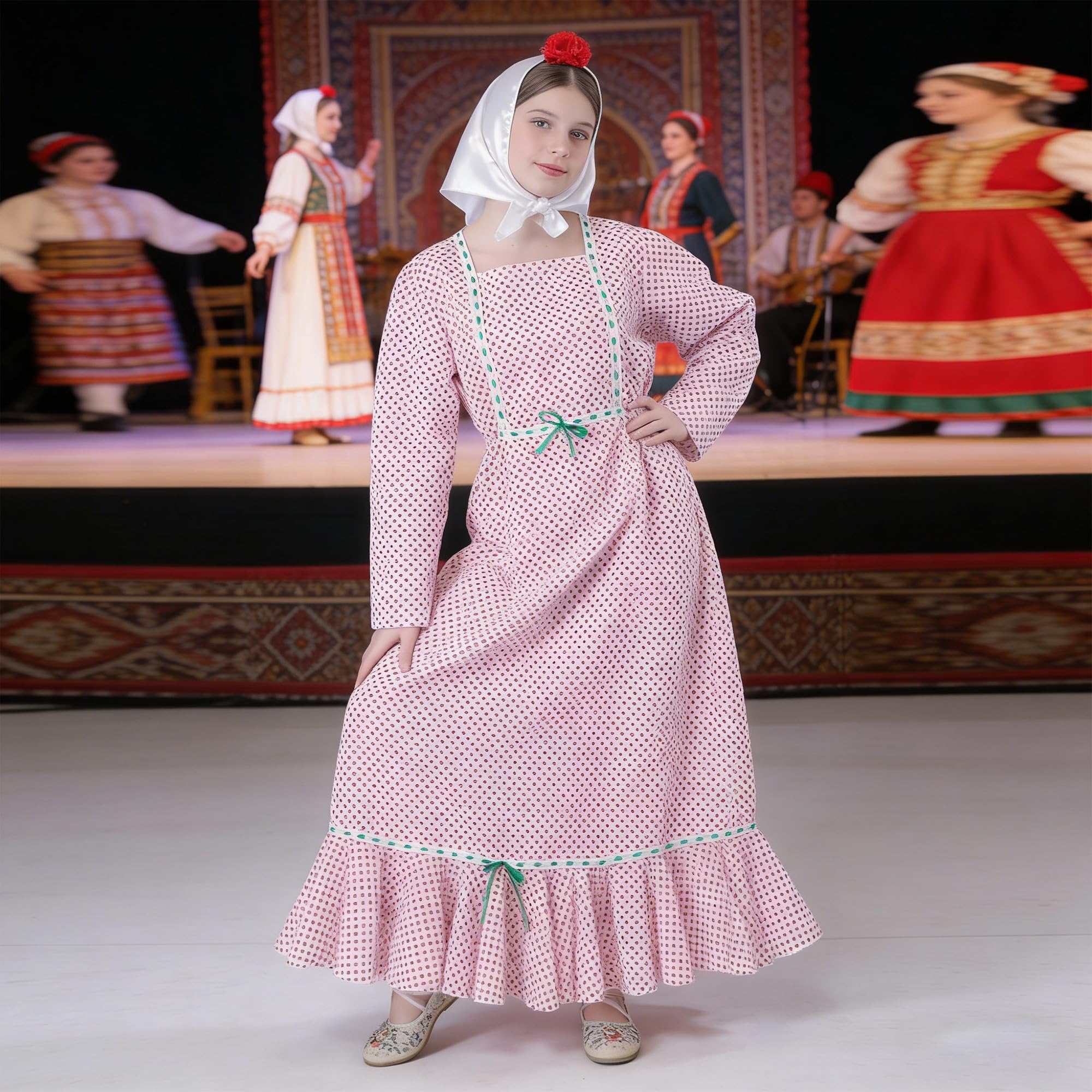 Wildarms Disfraz Infantil de Chulapa 3 Piezas, Traje Tradicional para Feria de Abril, Flamenco y Fiestas — view 7