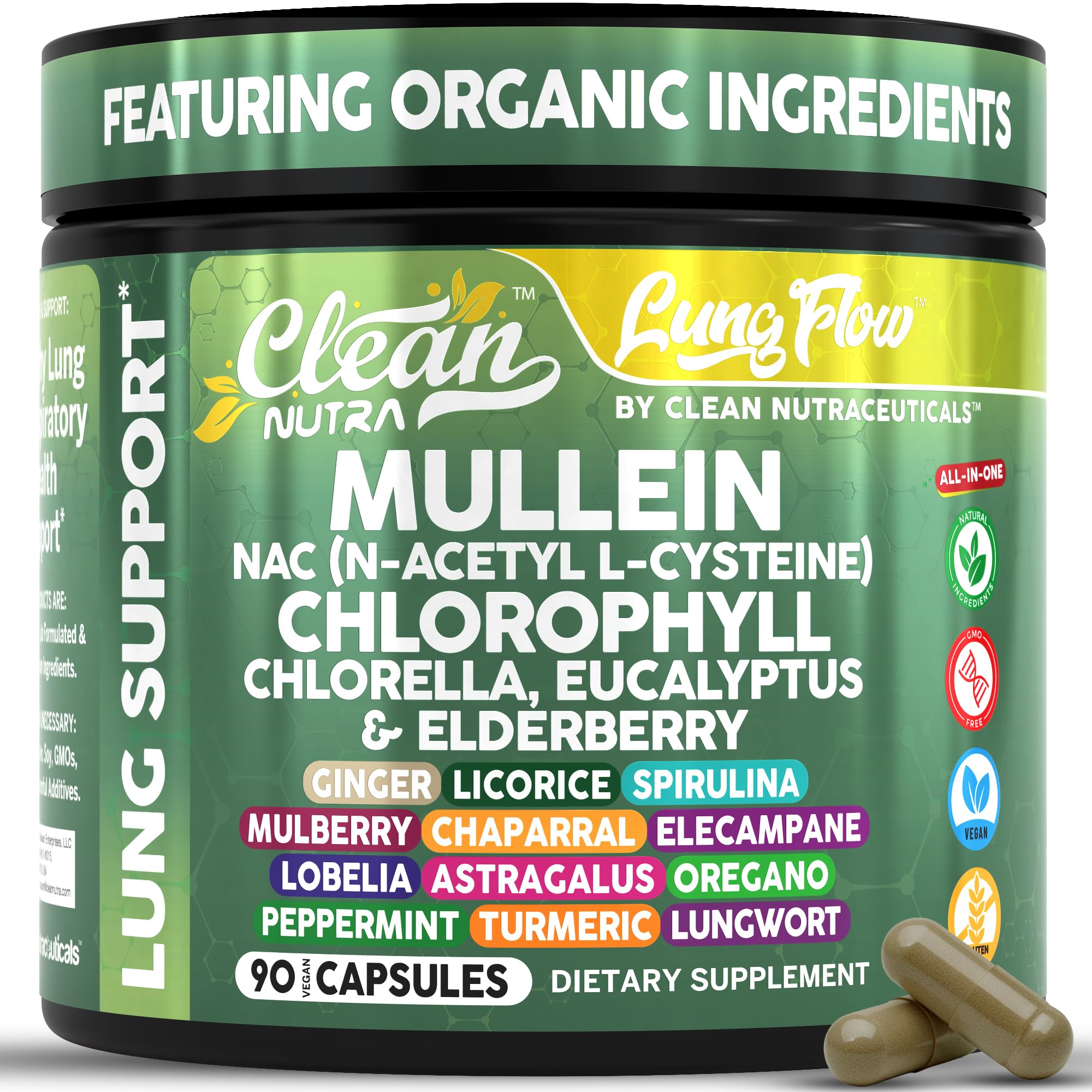 Clean Nutra Mullein Capsules