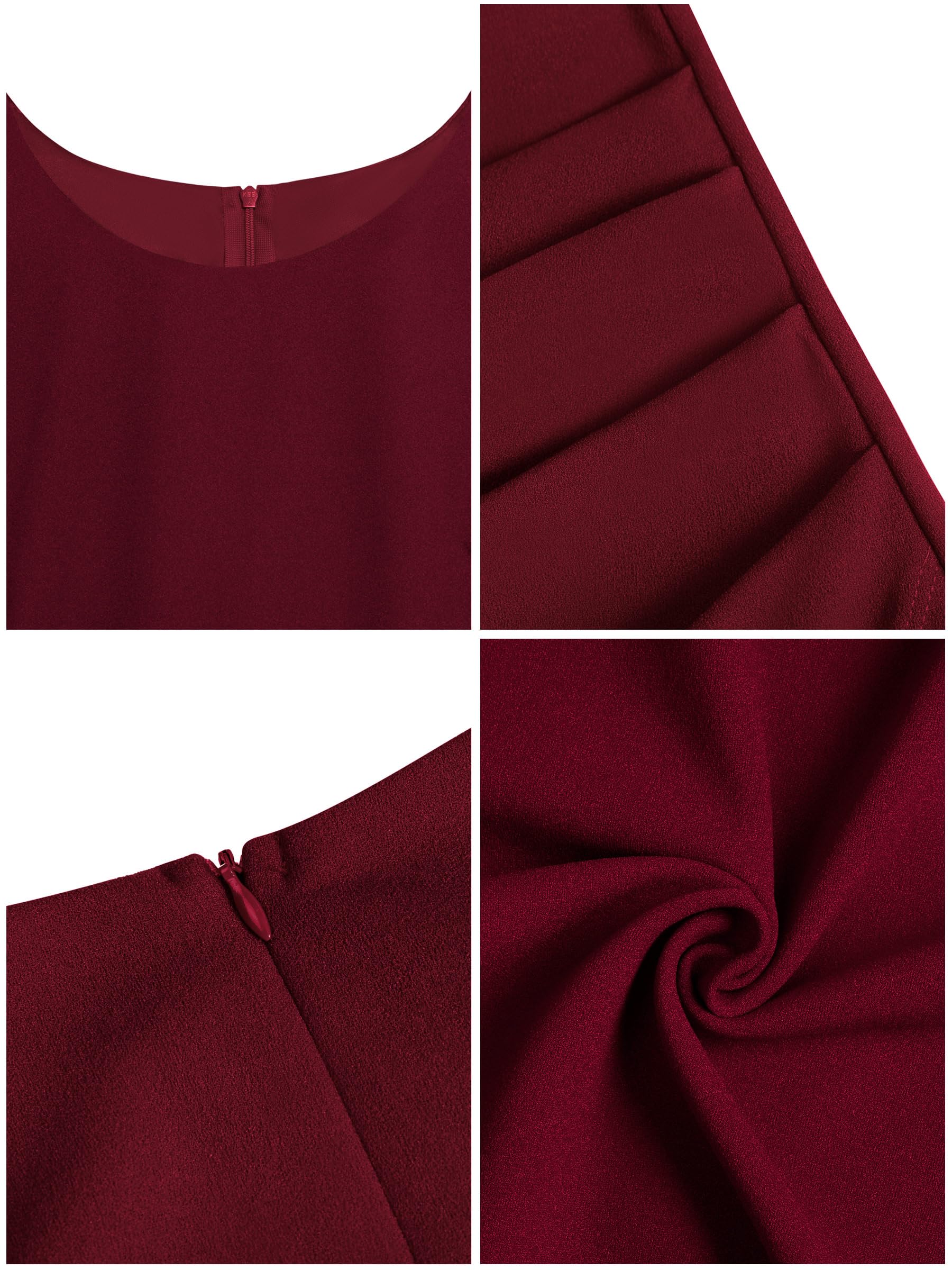 Missufe Vestido de cóctel para mujer, vestido de fiesta, vestido midi elegante, bodycon
