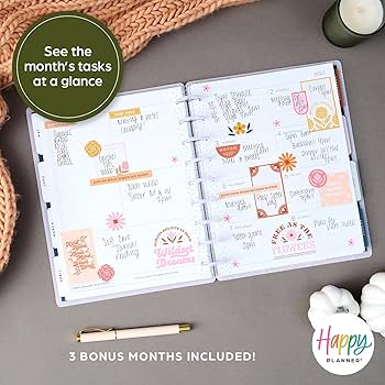 Amazon.com : Happy Planner Disc-Bound 12-Month Planner, Jan