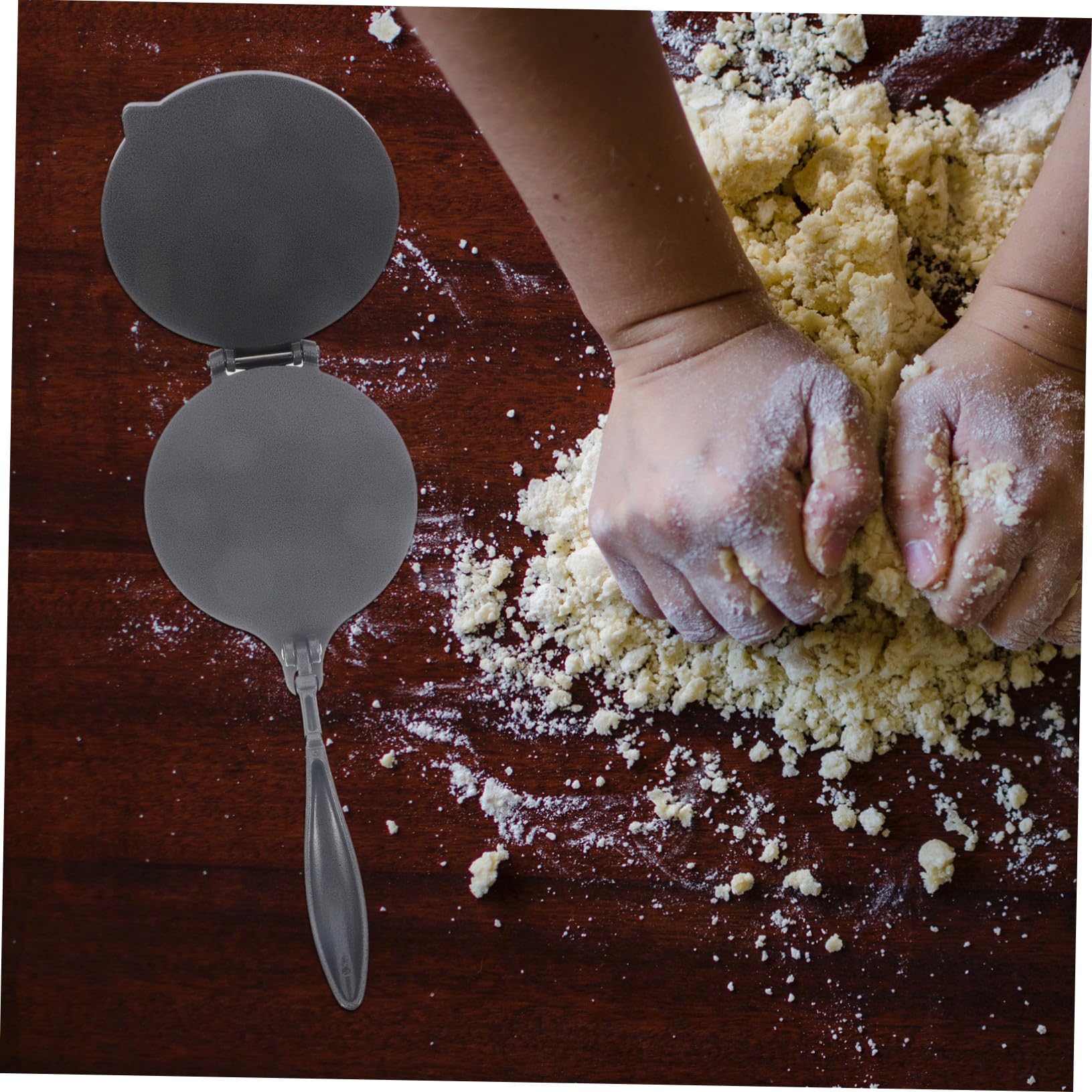 Tortillera Redonda de Aleación de Aluminio para Hacer Tortillas de Maíz