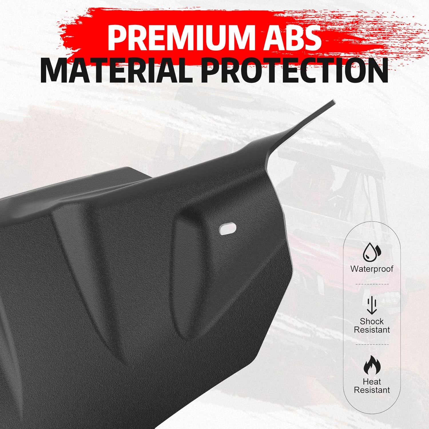 Front A-Arm Guards for Honda Talon 1000X 1000R Accessories (2019-2024), 1000X-4 (2020-2024), Durable Left & Right Armor Skid Plate Protector Kit for UTV Suspension, Replaces OEM #0SK10-HL6-A00 (2PCS)